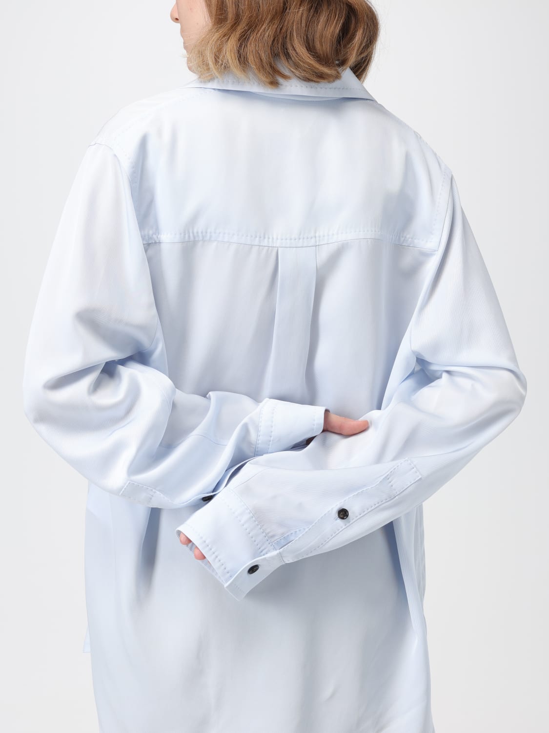 BOTTEGA VENETA HEMDBLUSE: Hemdbluse damen Bottega Veneta, Hellblau - Img 5