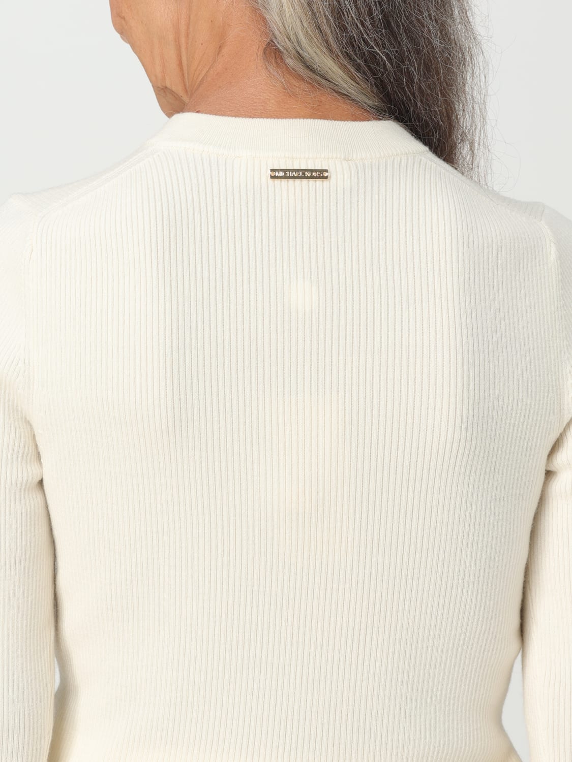 Michael Michael Kors Outlet Sweater woman Ivory Michael Michael Kors sweater MF360O14VR online at GIGLIO.COM