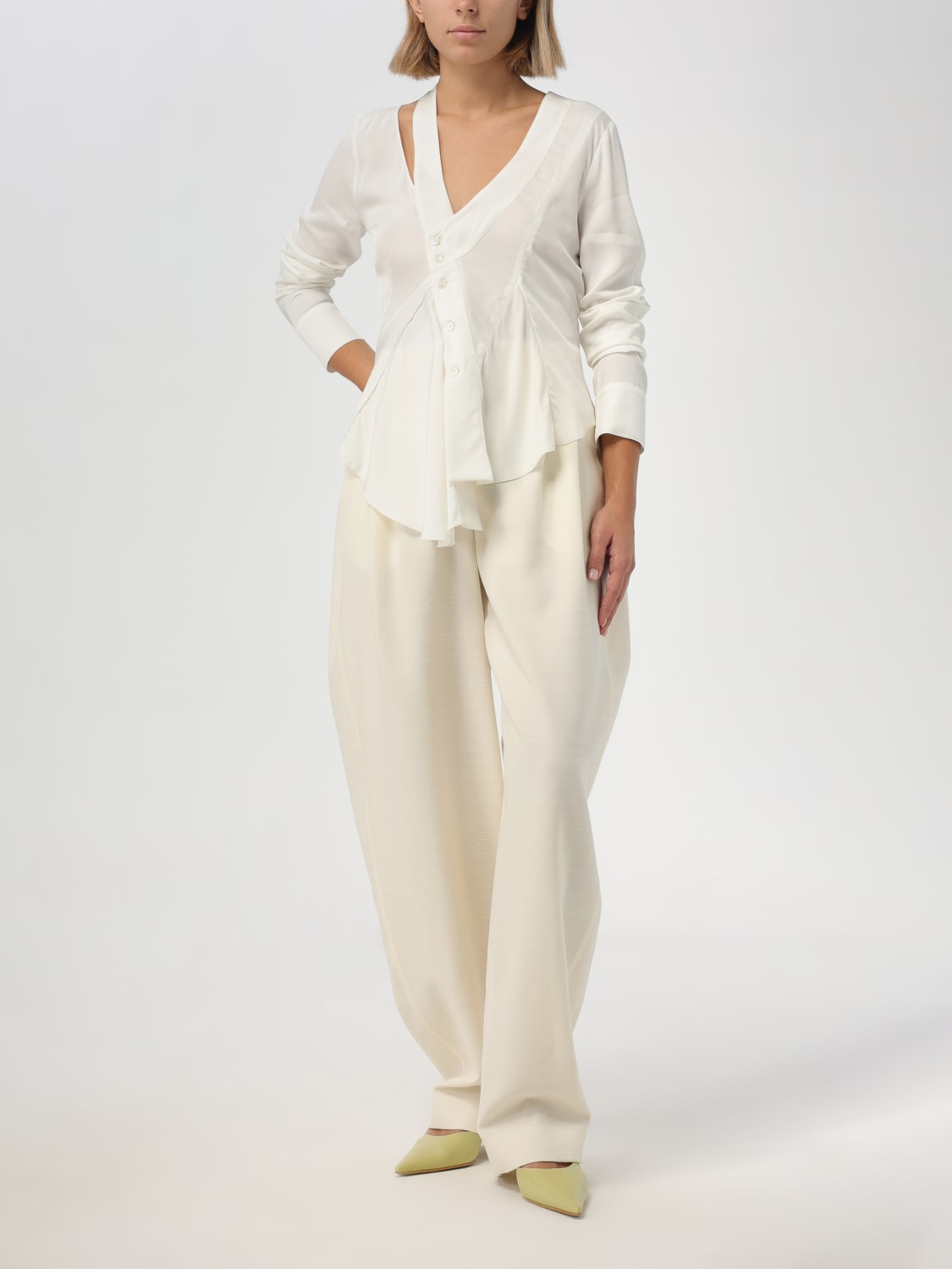 STELLA MCCARTNEY PANTS: Pants woman Stella McCartney, White - Img 2