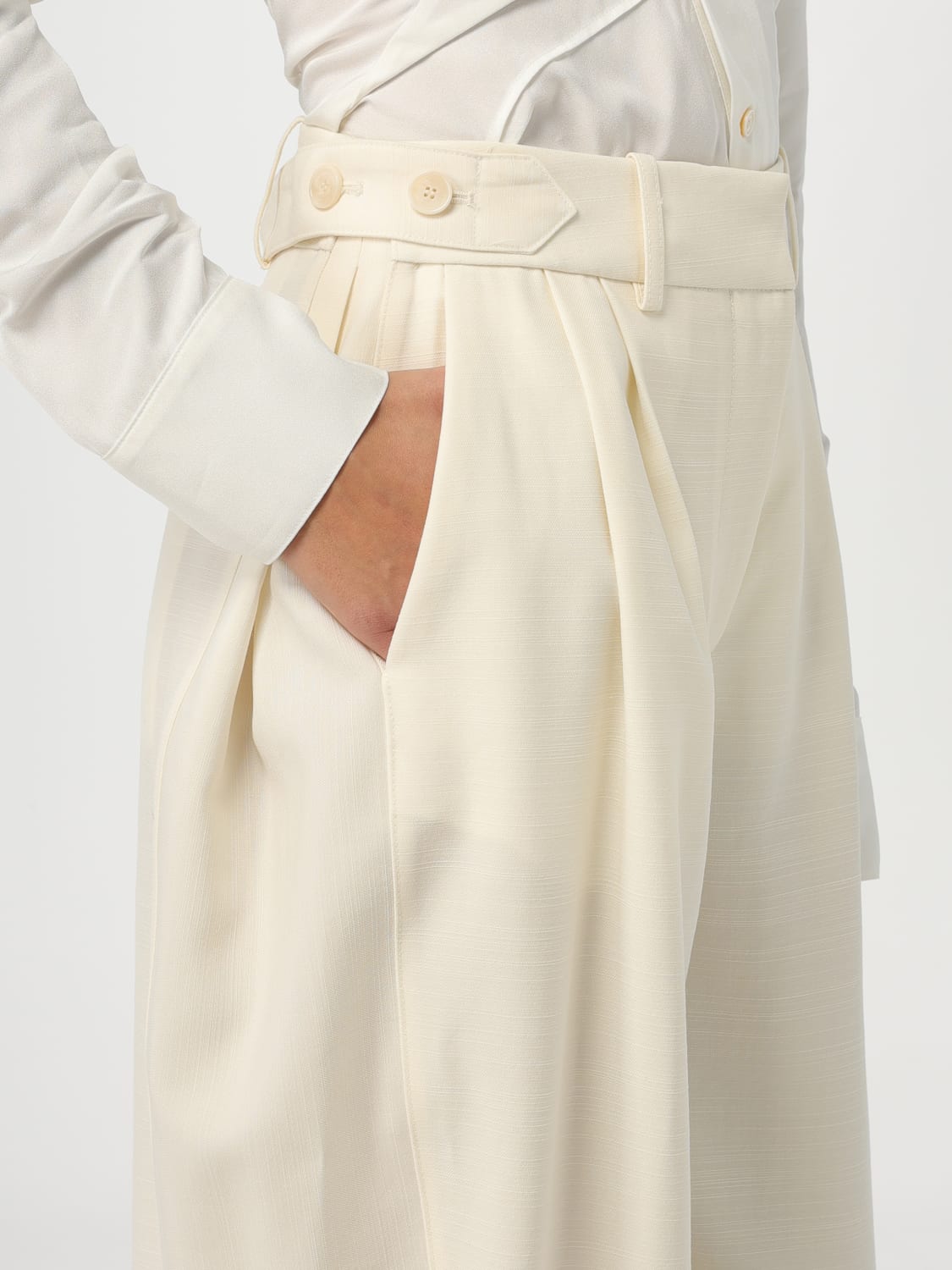 STELLA MCCARTNEY PANTS: Pants woman Stella McCartney, White - Img 5