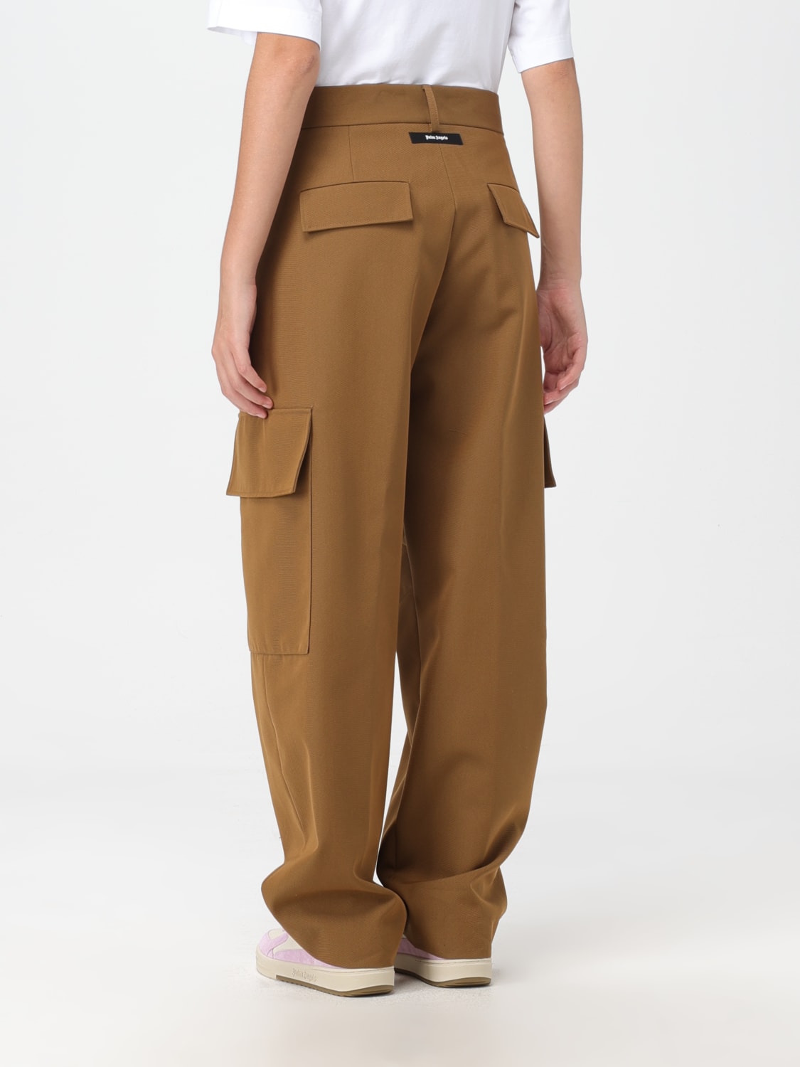 PALM ANGELS PANTALON: Pantalon femme Palm Angels, Marron - Img 3