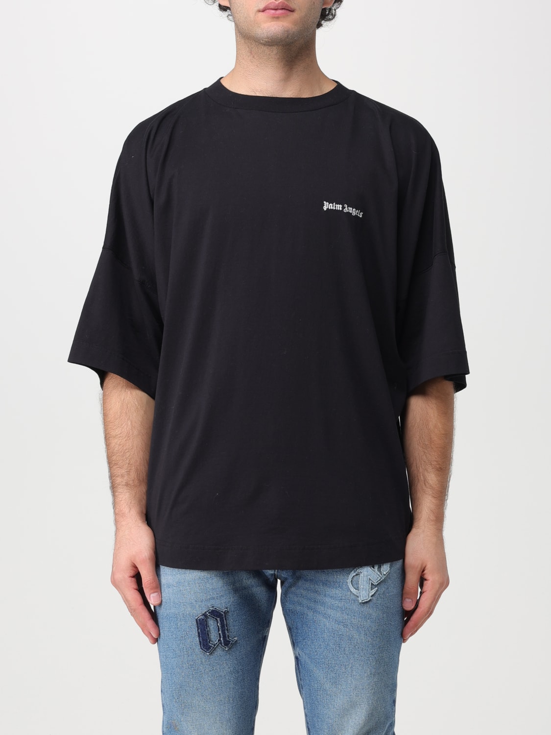 PALM ANGELS Tシャツ: Tシャツ メンズ Palm Angels, ブラック - Img 1