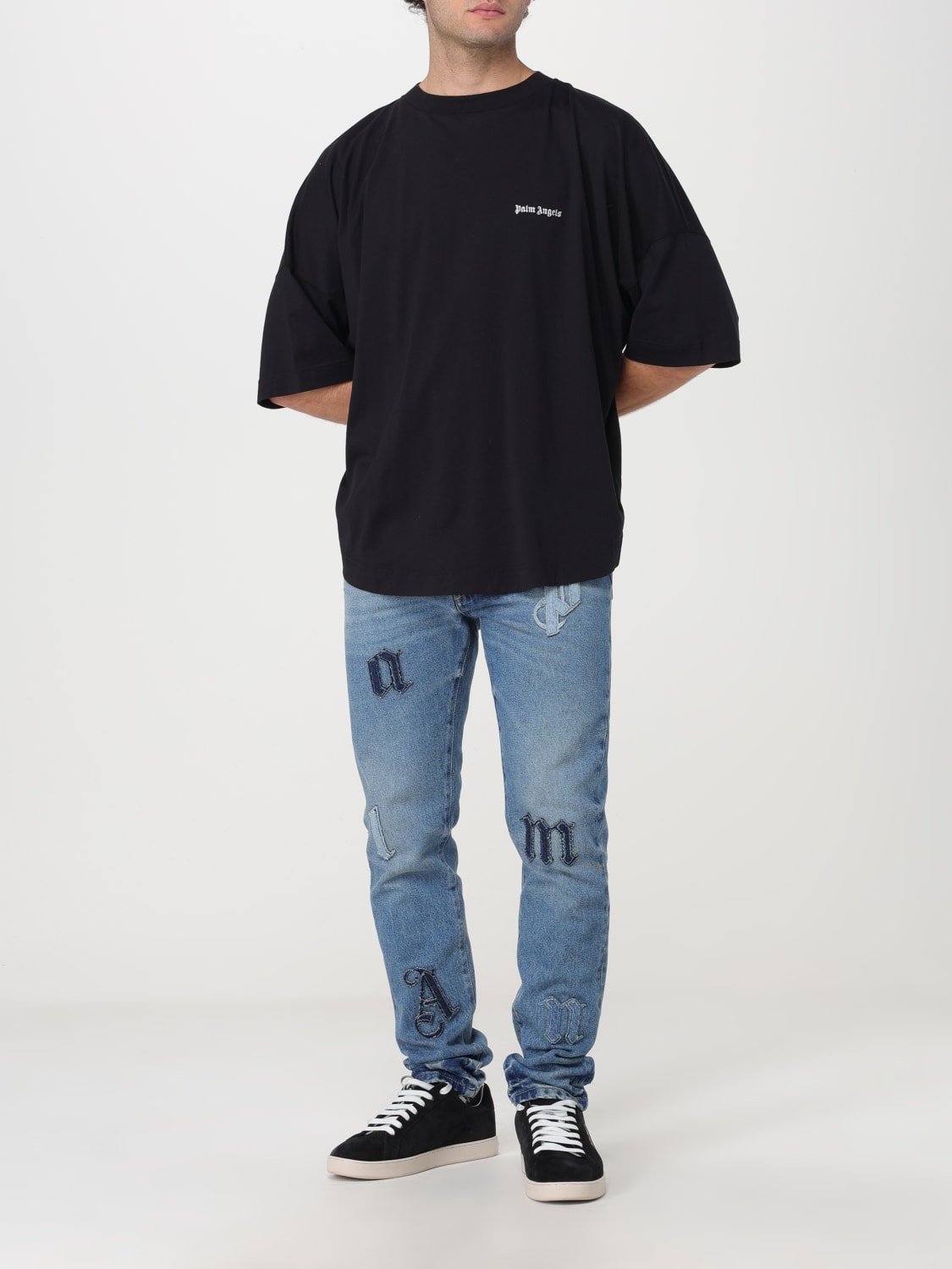 PALM ANGELS Tシャツ: Tシャツ メンズ Palm Angels, ブラック - Img 2