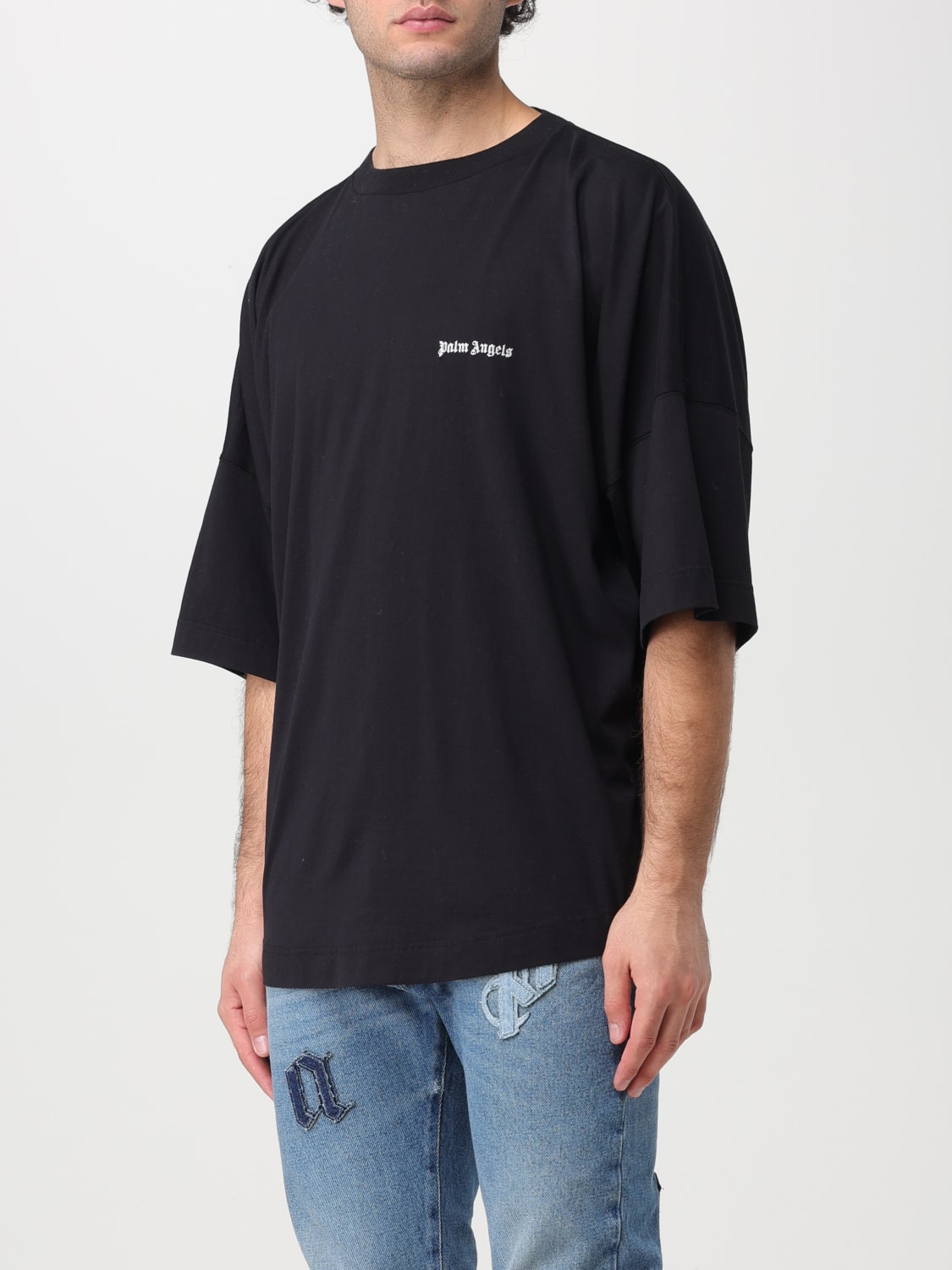 PALM ANGELS Tシャツ: Tシャツ メンズ Palm Angels, ブラック - Img 4