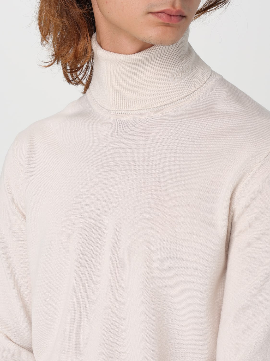 HUGO SWEATER: Sweater men Boss, Beige - Img 3