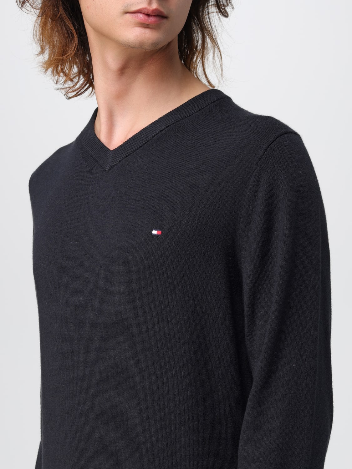 TOMMY HILFIGER PULLOVER: Pullover herren Tommy Hilfiger, Schwarz - Img 3