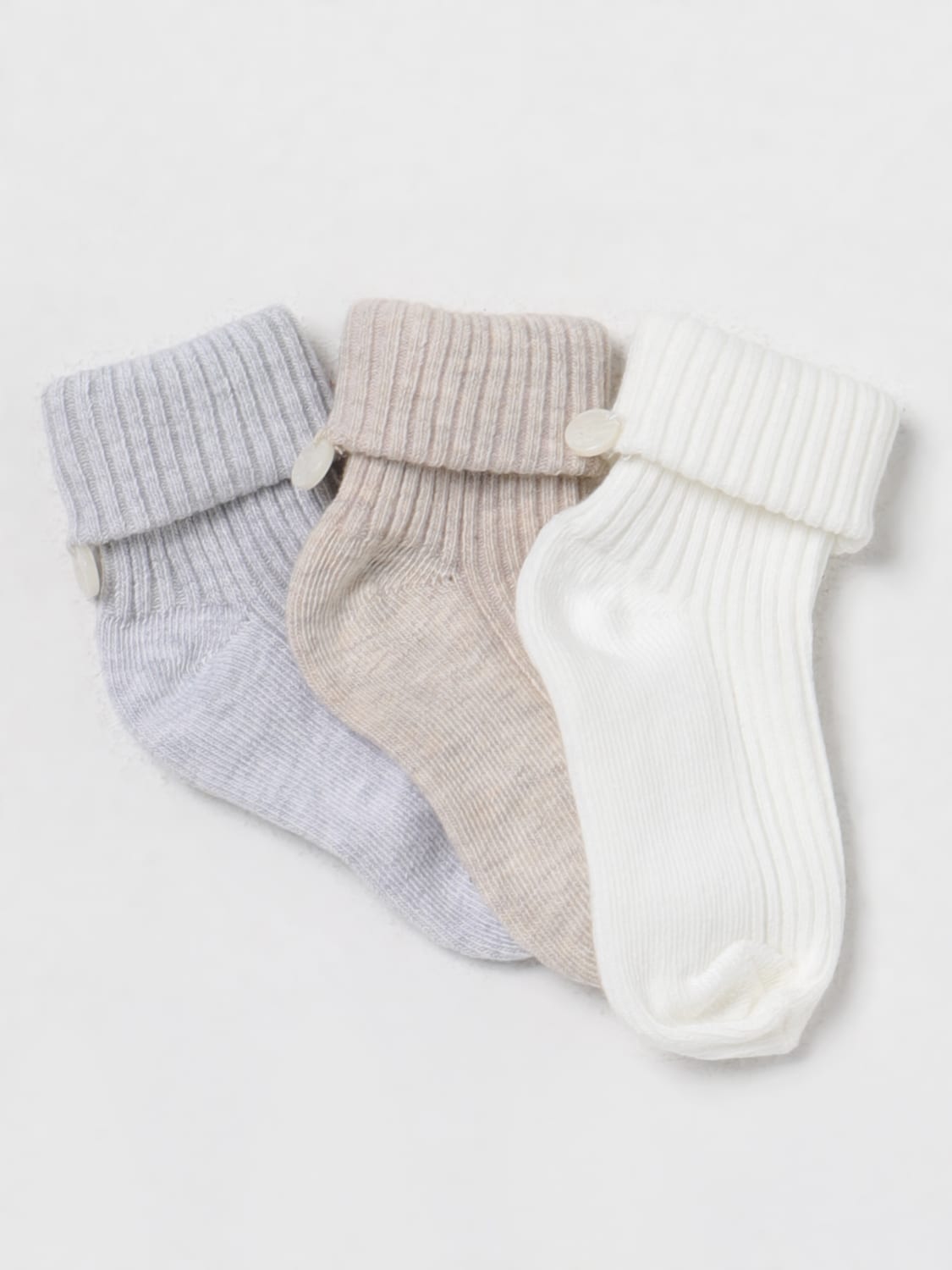 TARTINE ET CHOCOLAT SOCKS BABY: Socks baby kids Tartine Et Chocolat, Beige - Img 2