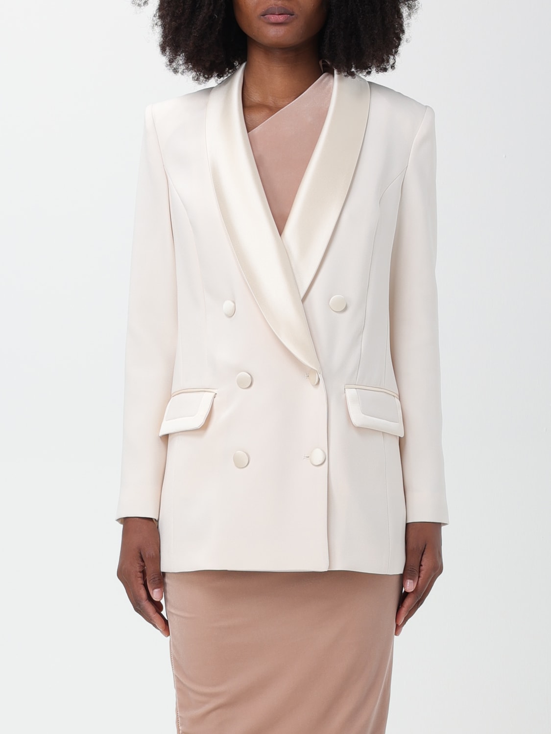 アウターその他 ELISABETTA FRANCHI Woman Blazer Butter GI093 193 ELISABETTA FRANCHI: Blazer woman - Butter | Elisabetta