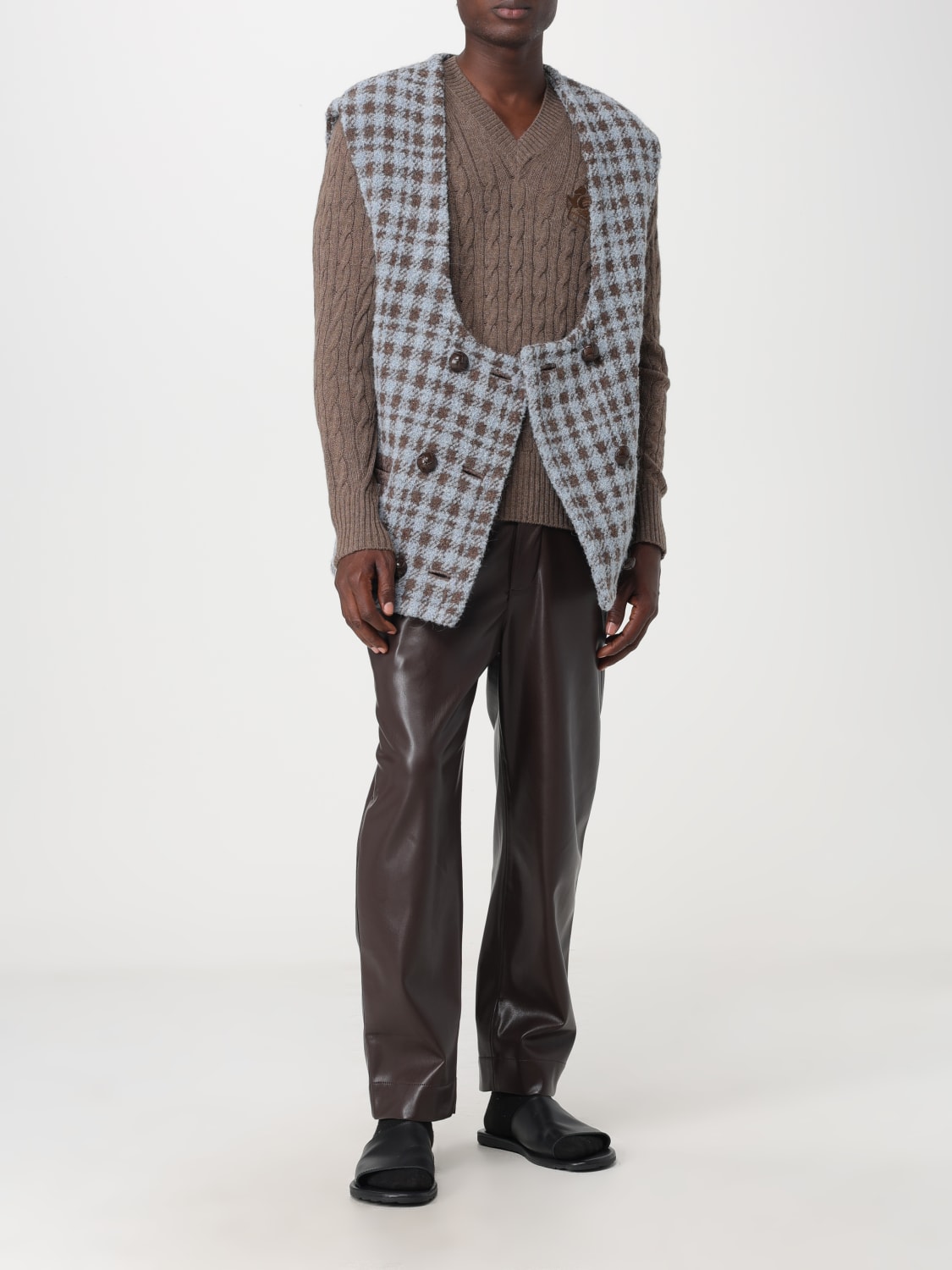 ETRO JERSEY: Jersey hombre Etro, Marrón - Img 2