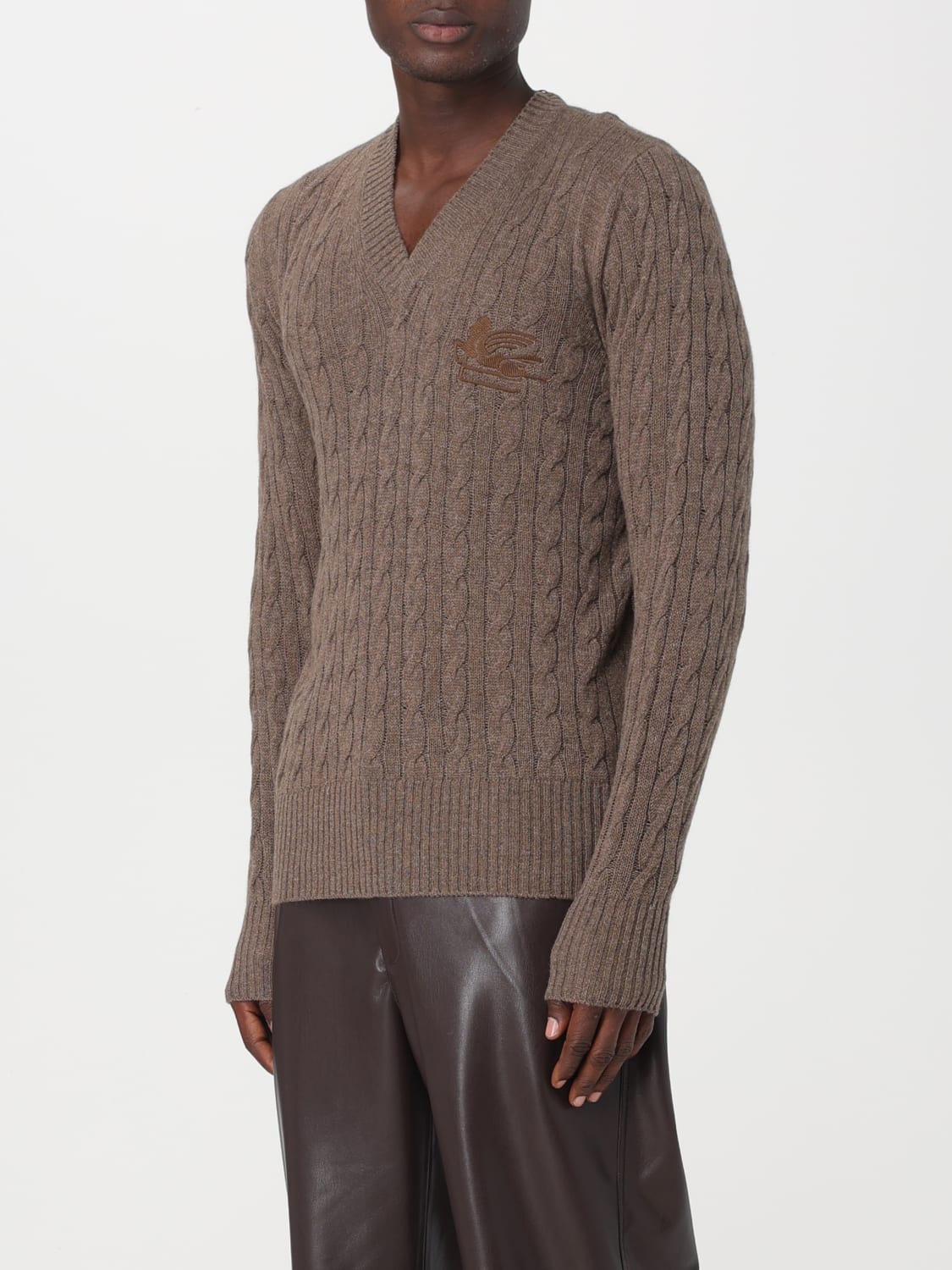 ETRO JERSEY: Jersey hombre Etro, Marrón - Img 4