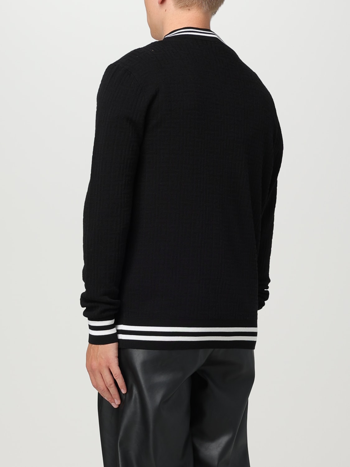 BALMAIN PULLOVER: Pullover herren Balmain, Schwarz - Img 3