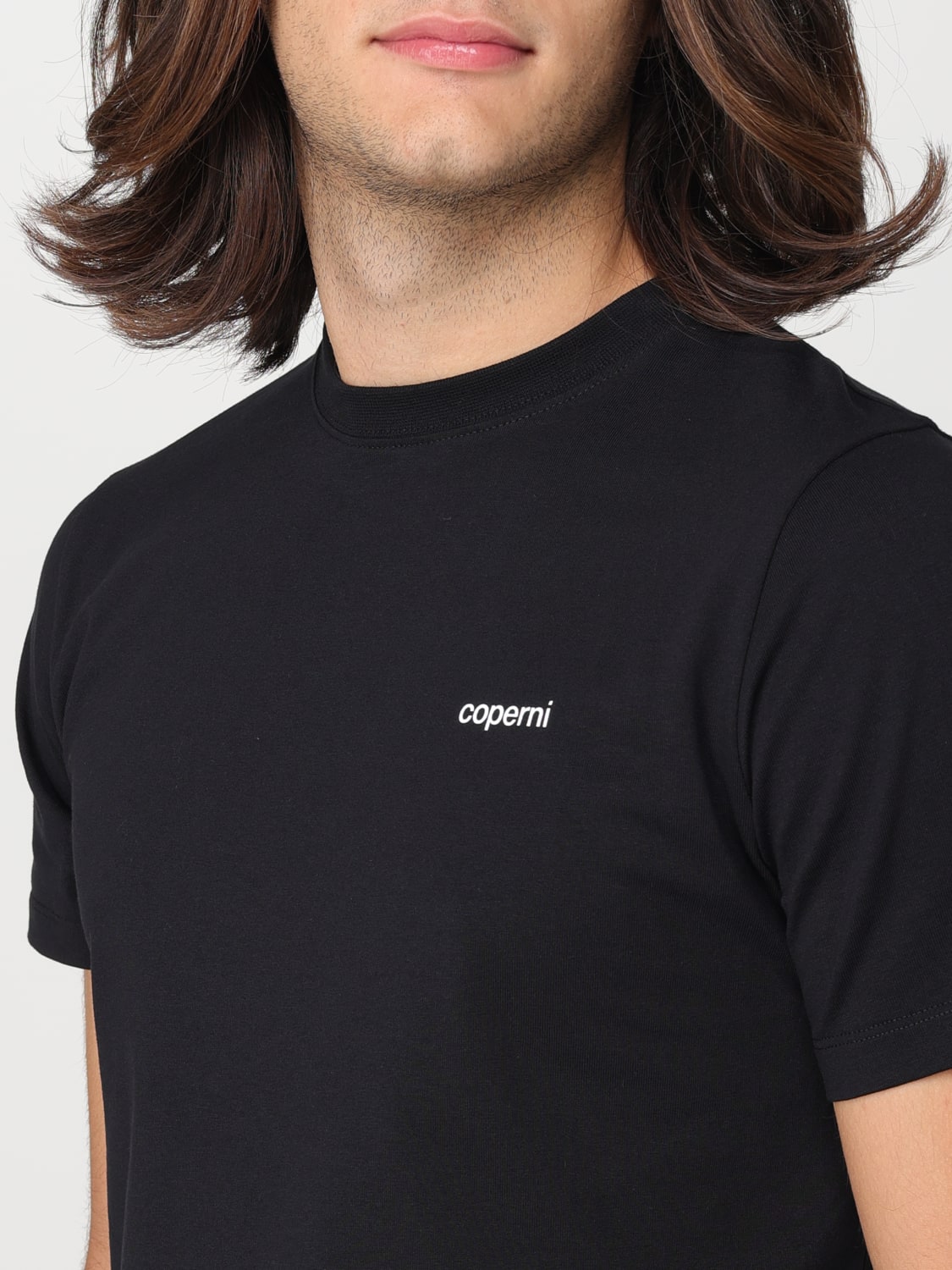 Tシャツ・カットソー COPERNI Men T Shirts COPJS03504MEN BLACK Black COPERNI：Tシャツ メンズ - ブラック | GIGLIO.COMオンラインの