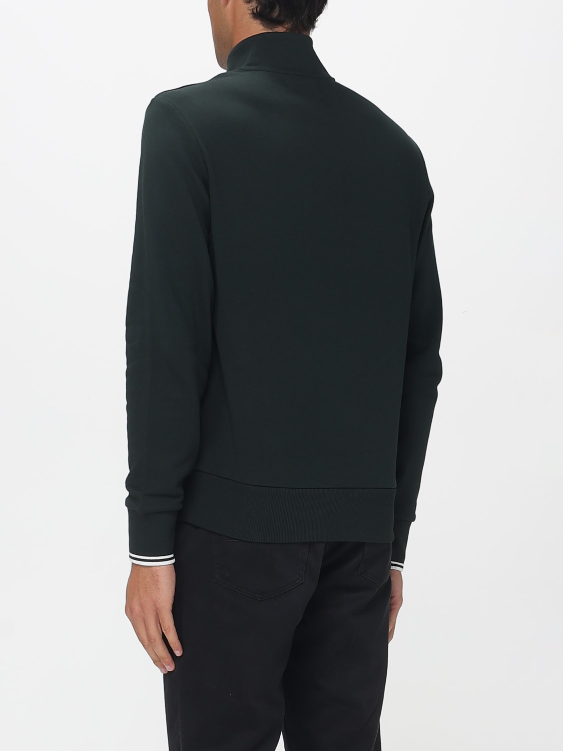 FRED PERRY SWEATSHIRT: Sweater men Fred Perry, Green - Img 2