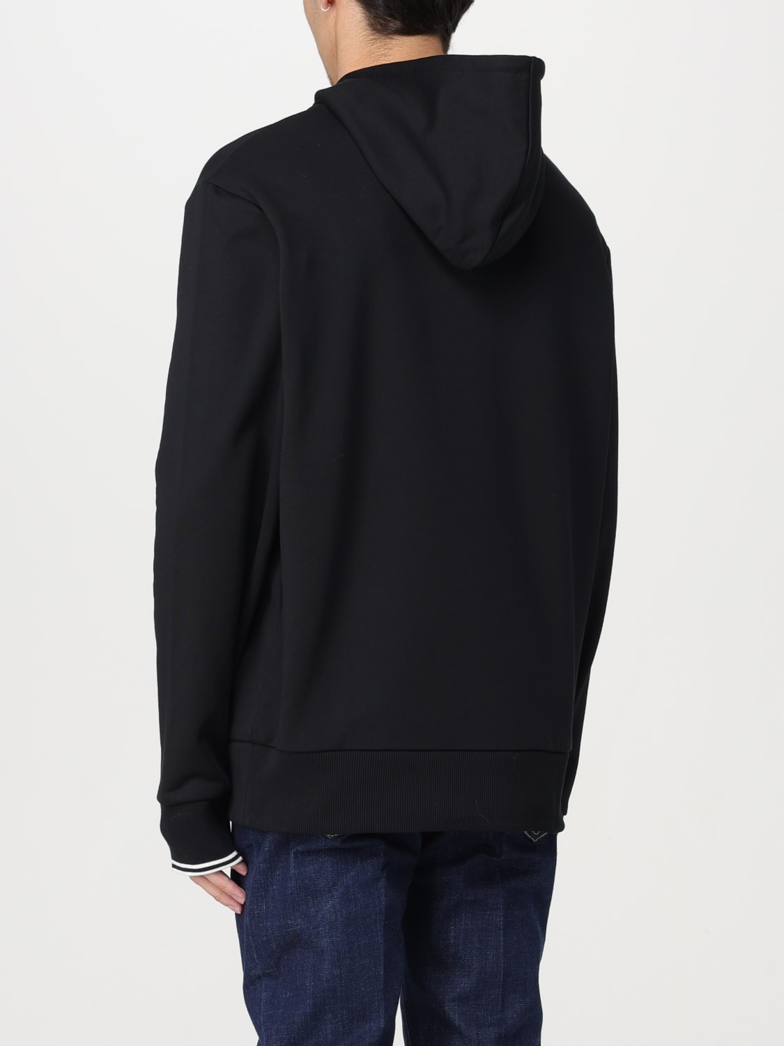 FRED PERRY SWEATSHIRT: Sweater men Fred Perry, Black - Img 2