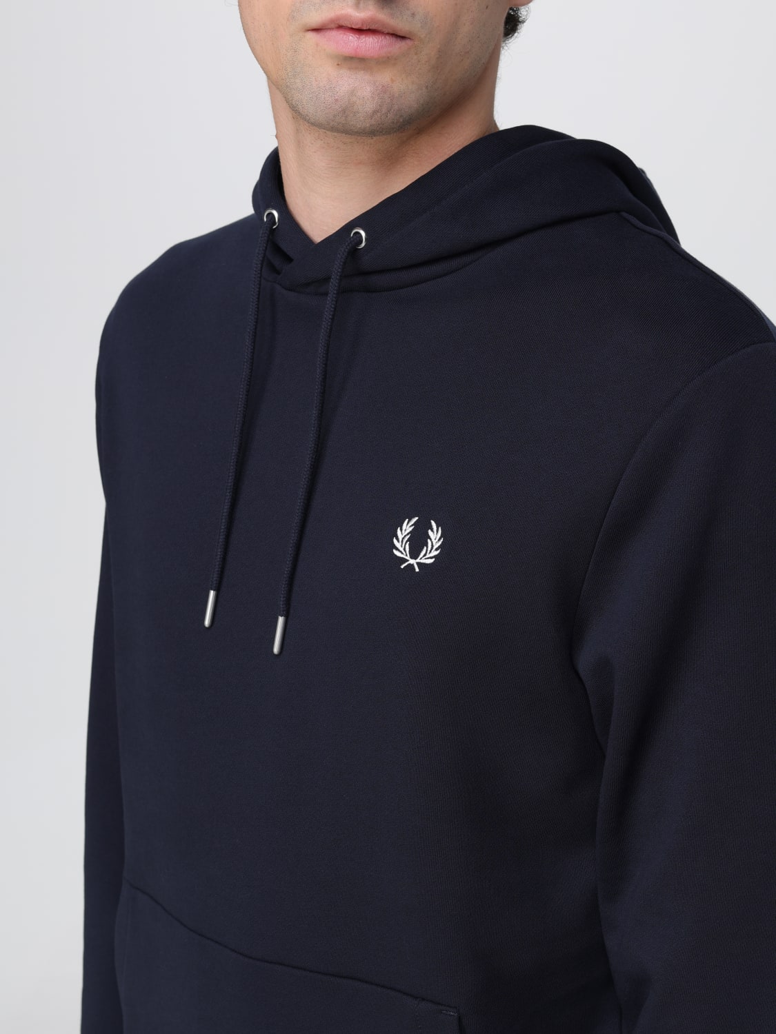 FRED PERRY SWEATSHIRT: Sweater men Fred Perry, Navy - Img 3