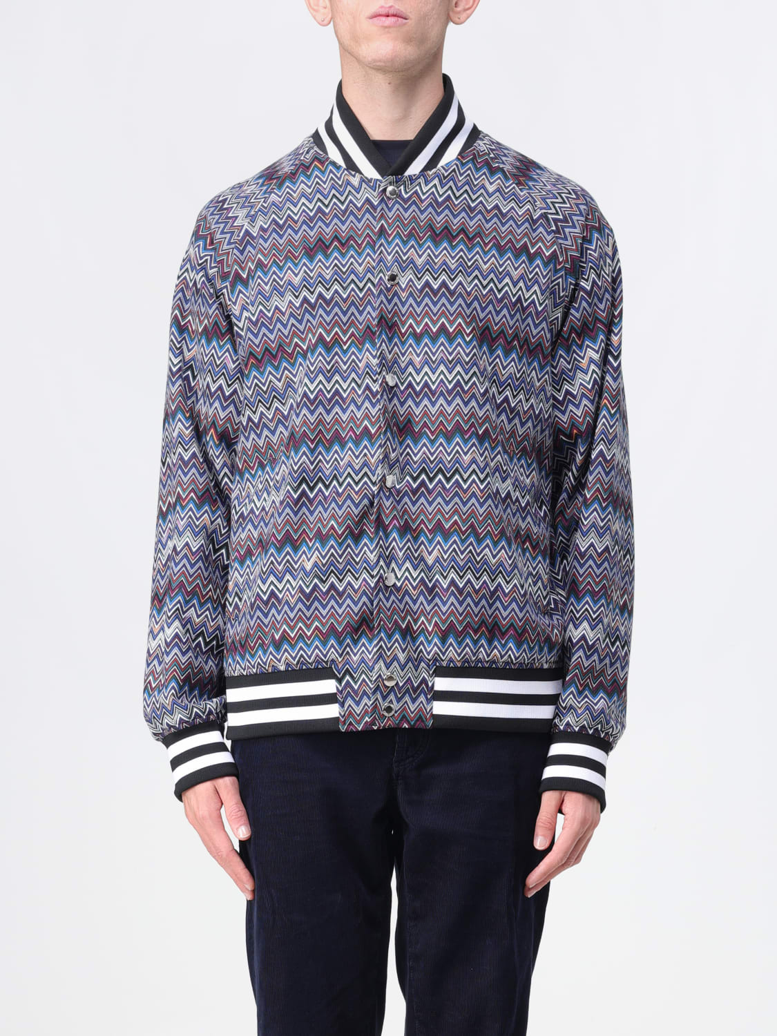 MISSONI JACKET: Jacket men Missoni, Navy - Img 3