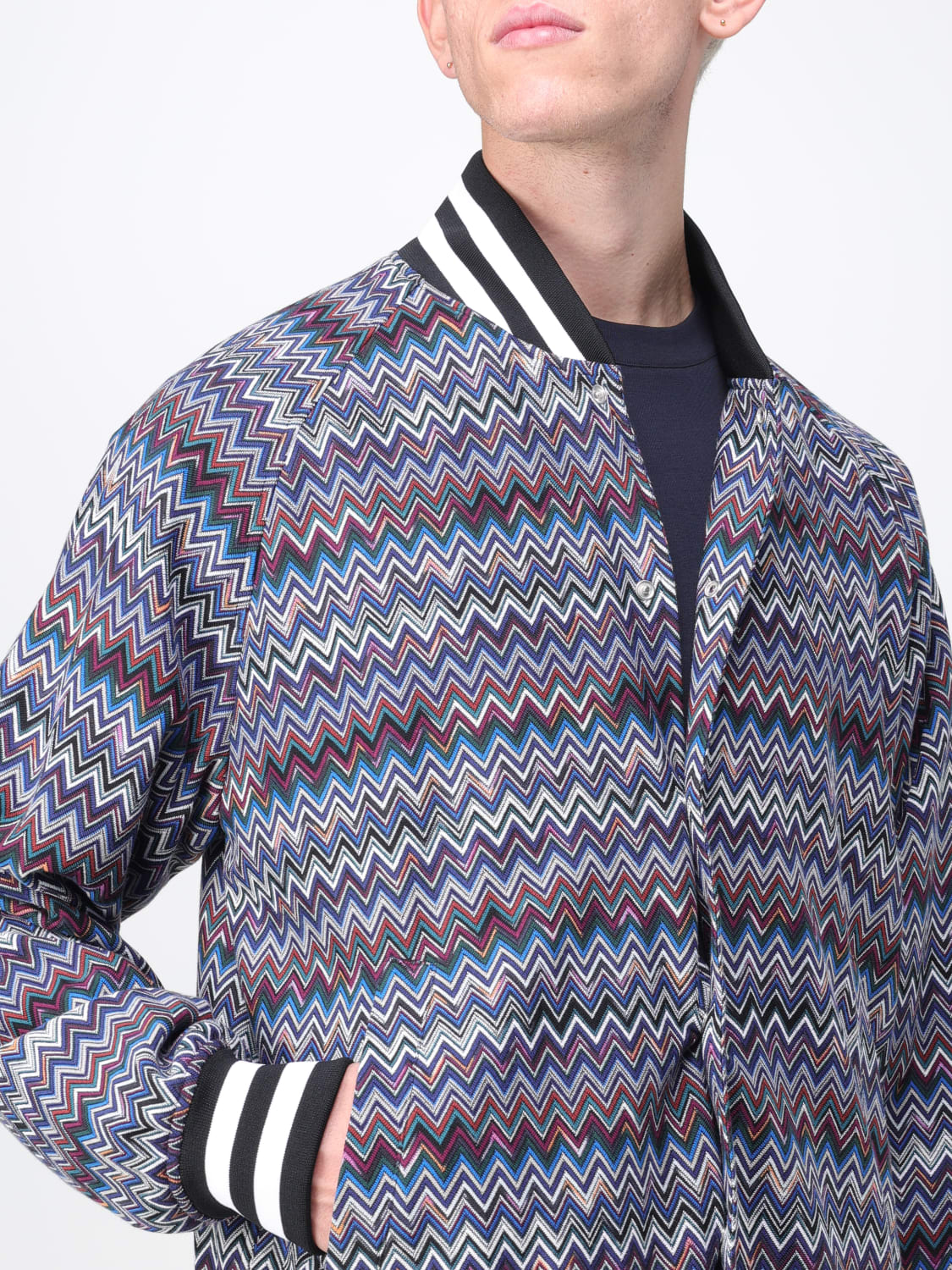 MISSONI JACKET: Jacket men Missoni, Navy - Img 5