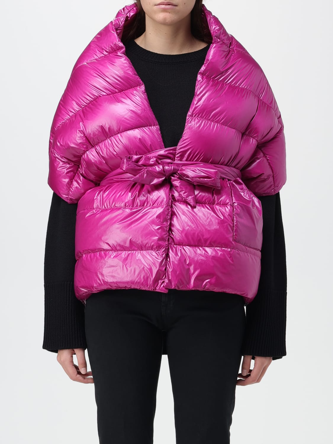 スカーフ ASPESI Woman Scarf Fuchsia 1E07L525 10290 Aspesi Outlet: Scarf woman - Fuchsia | Aspesi scarf 1E07L525