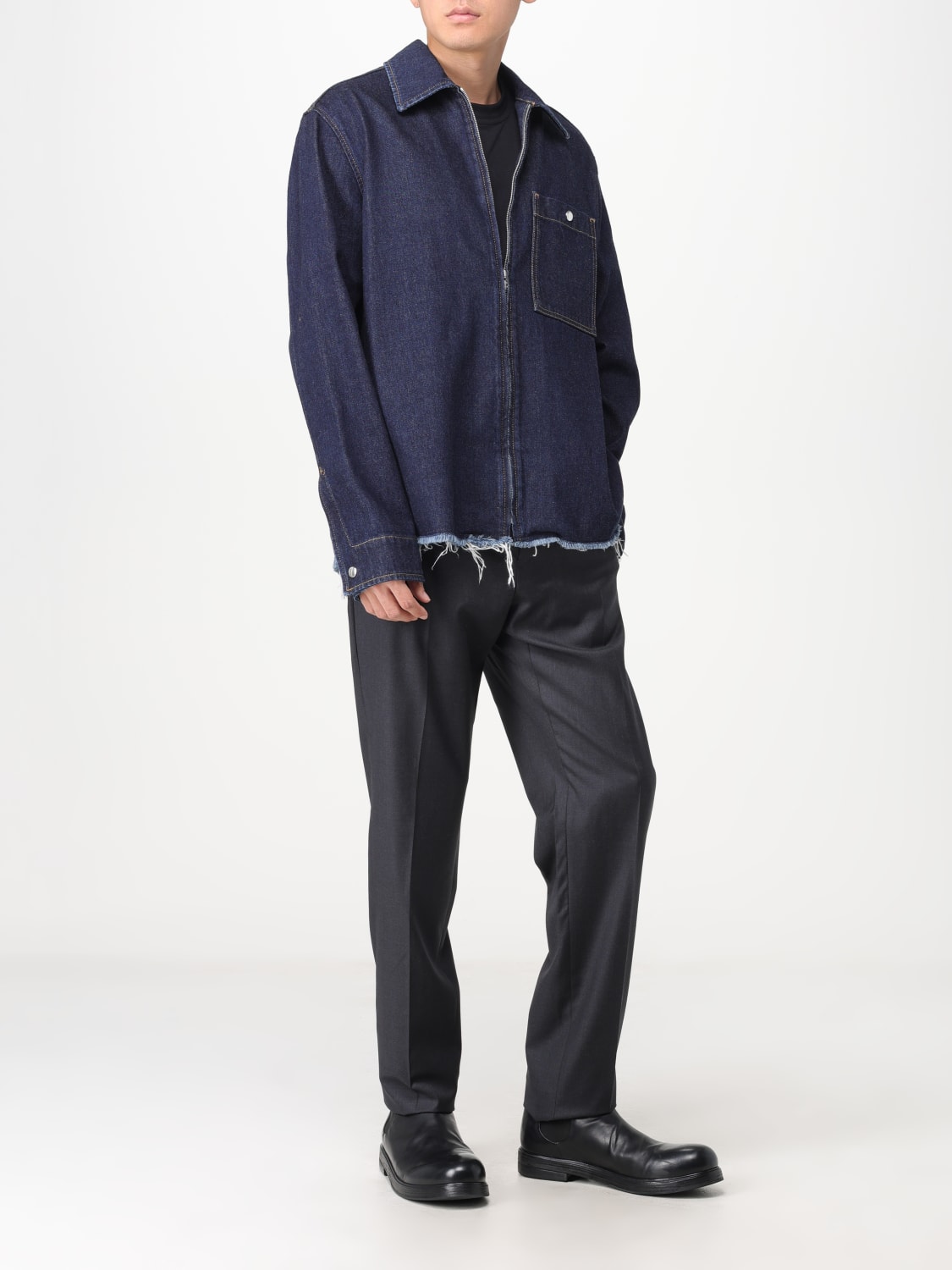 LANVIN PANTS: Pants men Lanvin, Grey - Img 2