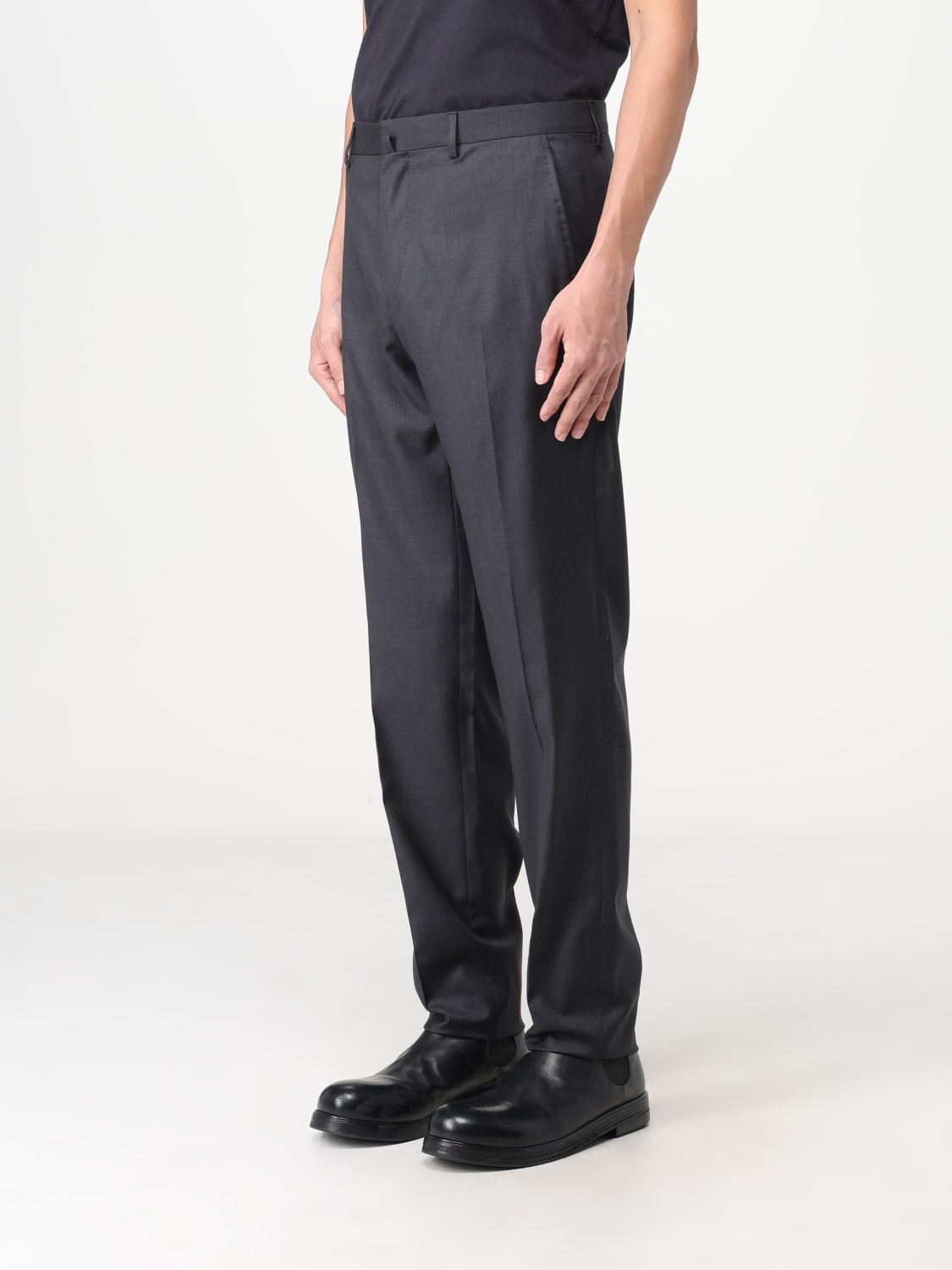 LANVIN PANTS: Pants men Lanvin, Grey - Img 4