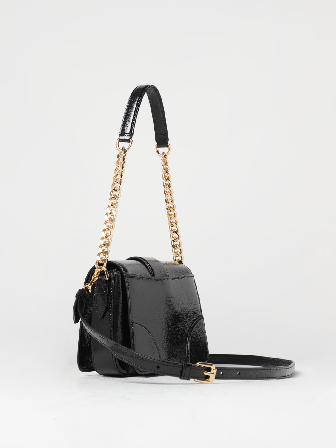 MOSCHINO COUTURE BORSA A SPALLA: Borsa Moschino Couture in nabuk, Nero - Img 2