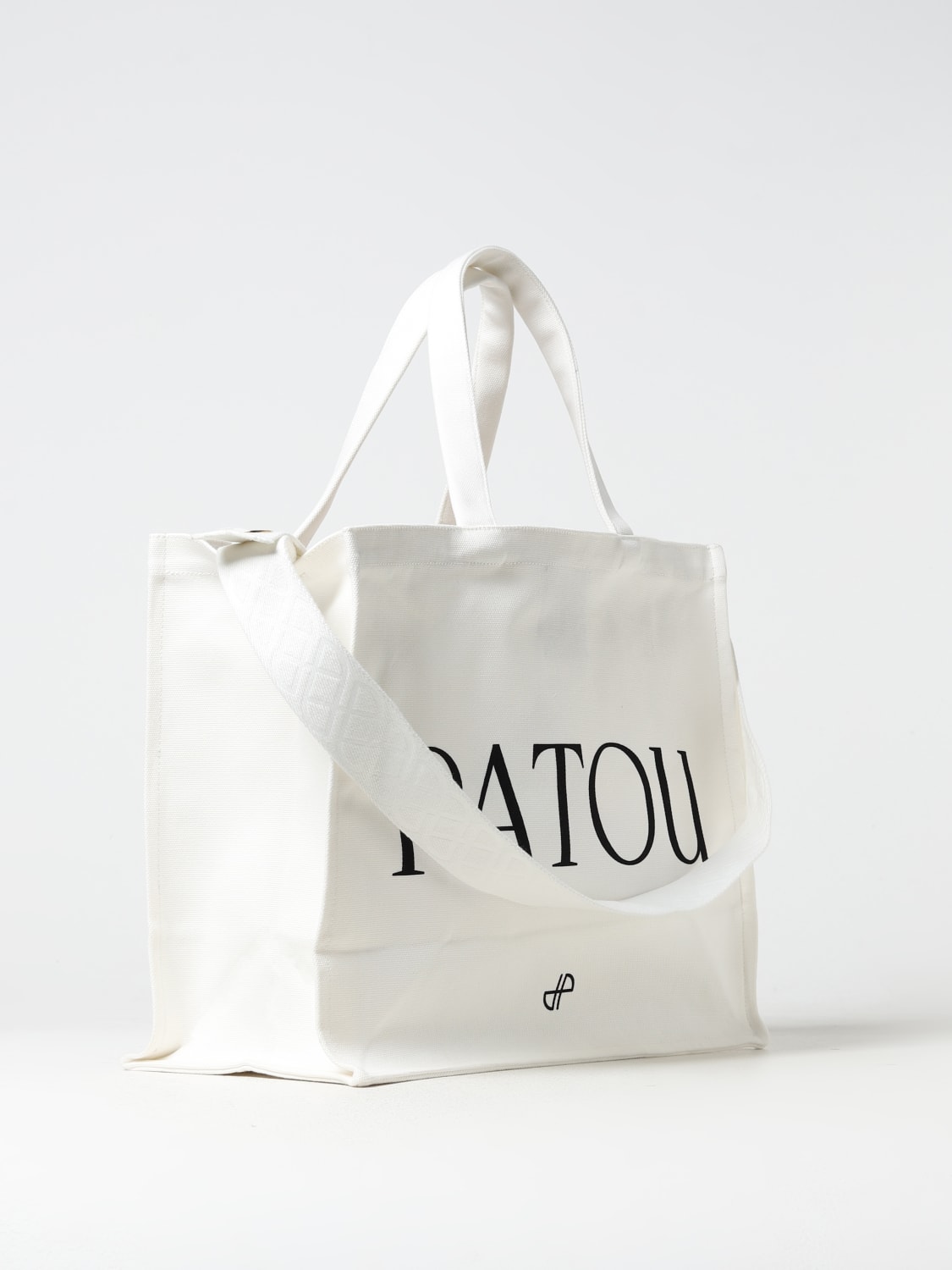 PATOU TOTE BAGS: Shoulder bag woman Patou, White - Img 2