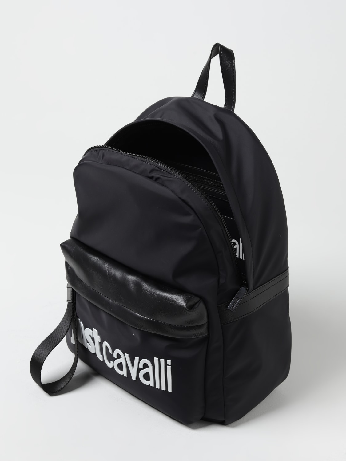 Just Cavalli Outlet: Backpack men - Black | Just Cavalli backpack  75QA4B30ZS938 online at GIGLIO.COM