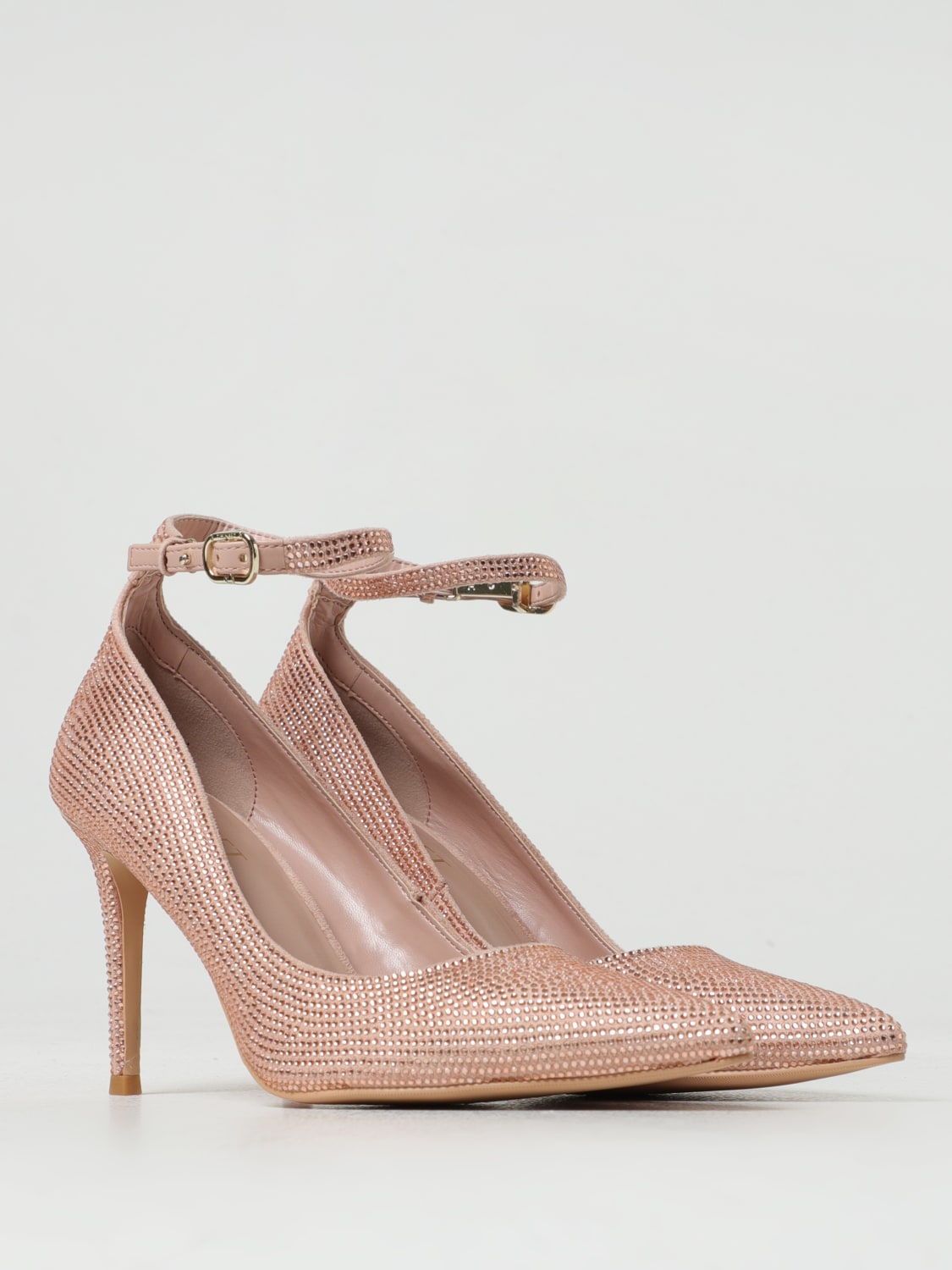 TWINSET PUMP: Twinset pumps with rhinestones, Blush Pink - Img 2