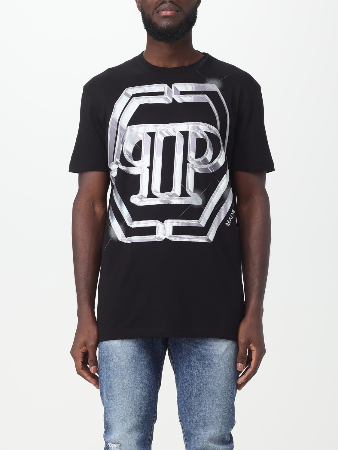 Giglio T-shirt Philipp Plein con big logo