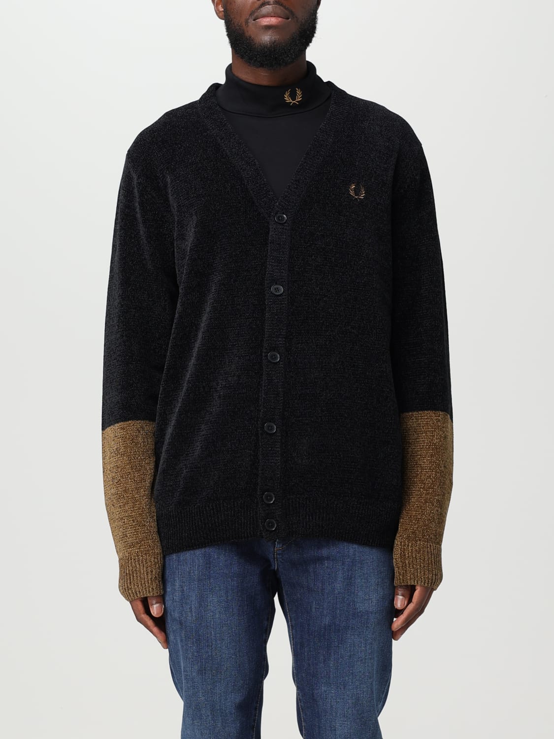 Giglio Cardigan Fred Perry in tessuto riciclato