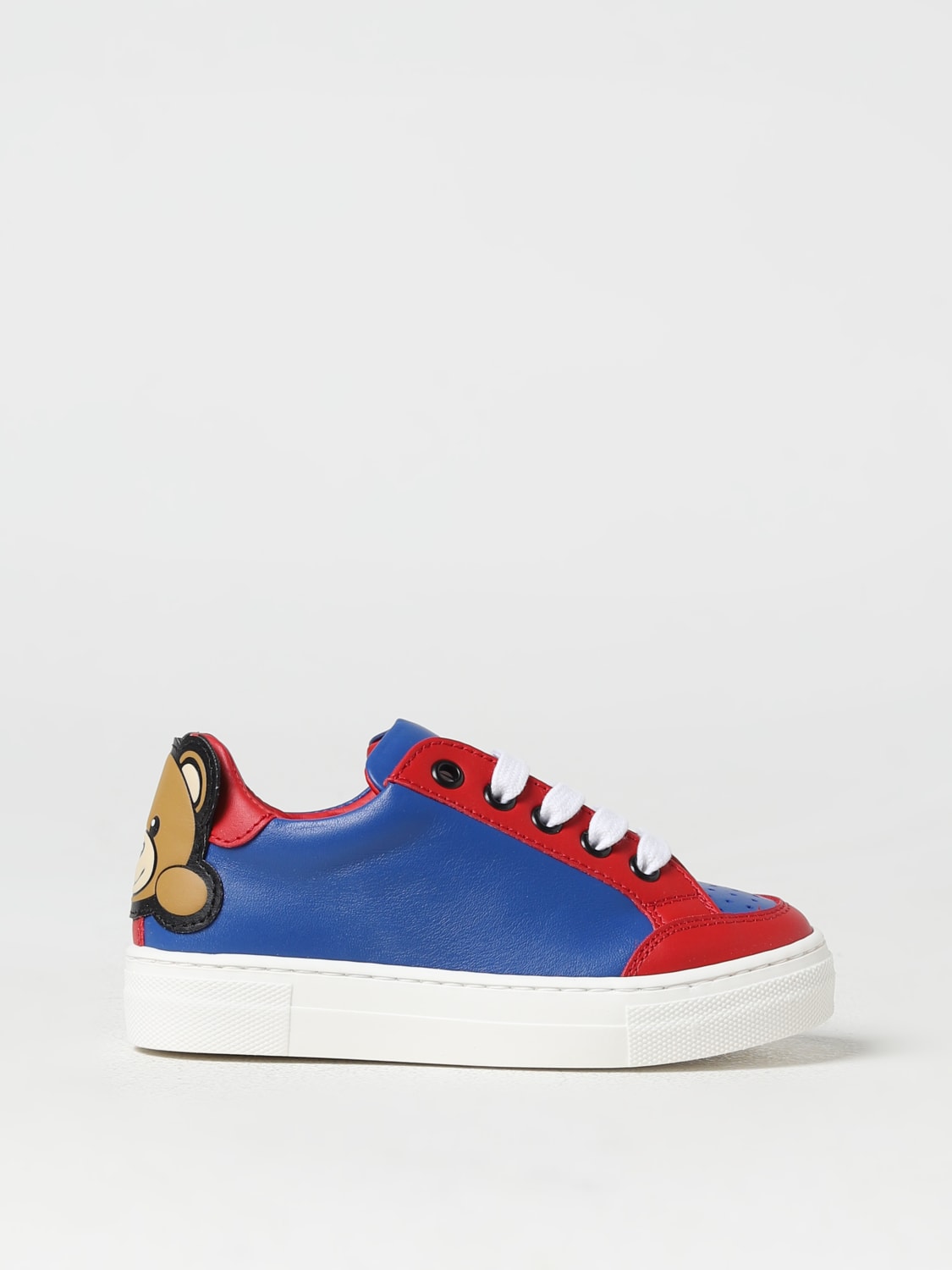 MOSCHINO SNEAKERS: Sneakers kinder Moschino Kid, Blau - Img 1