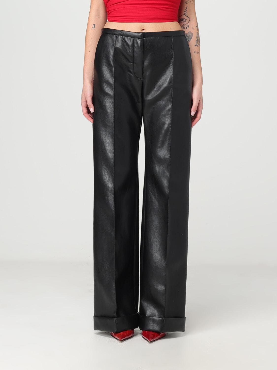 PHILOSOPHY DI LORENZO SERAFINI PANTALON: Pantalon femme Philosophy Di Lorenzo Serafini, Noir - Img 1
