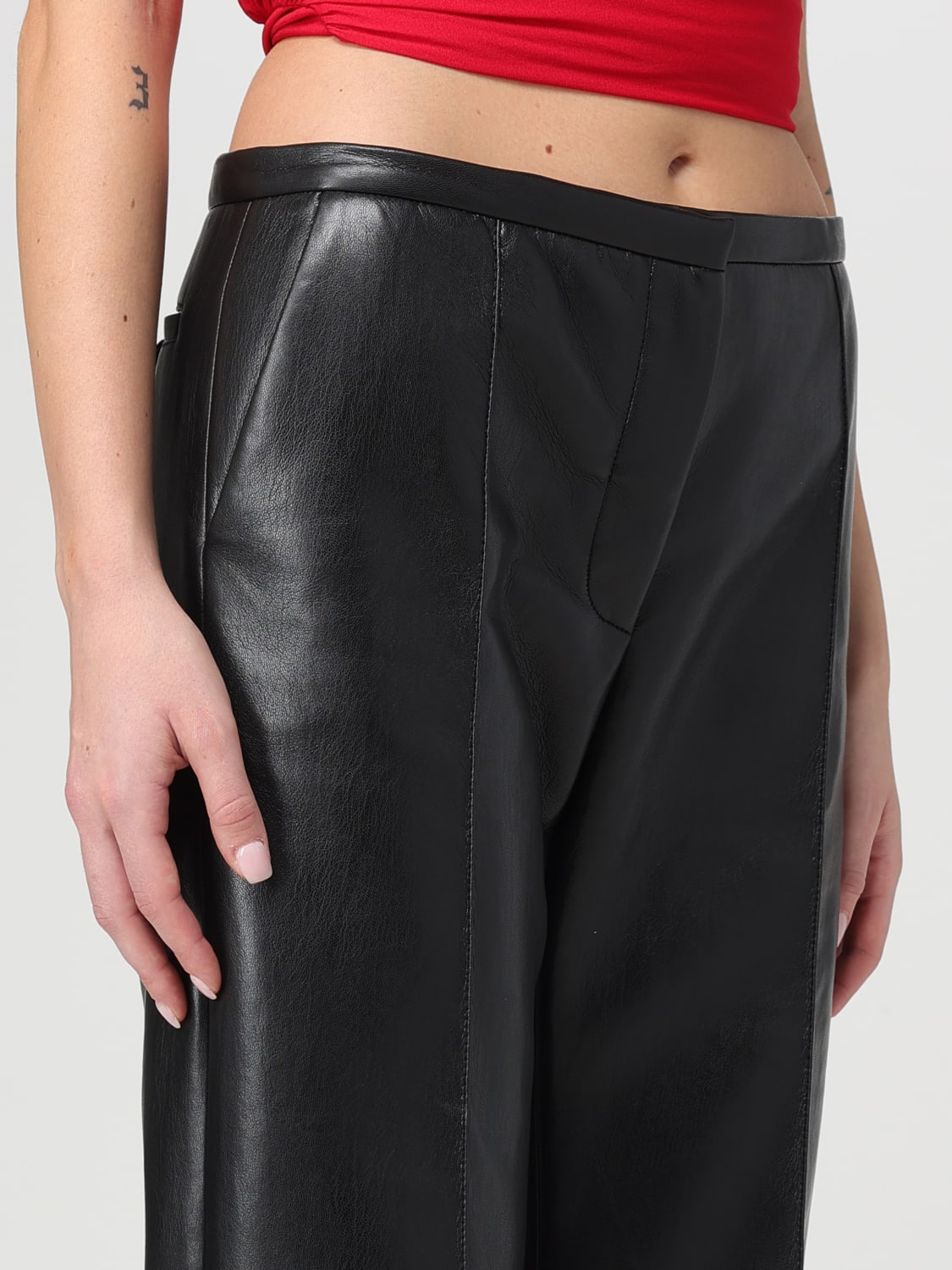 PHILOSOPHY DI LORENZO SERAFINI PANTALON: Pantalon femme Philosophy Di Lorenzo Serafini, Noir - Img 4