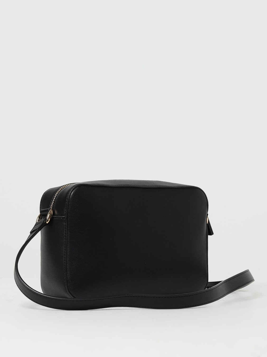 TWINSET MINI BAG: Twinset bag in synthetic leather with charm, Black - Img 2