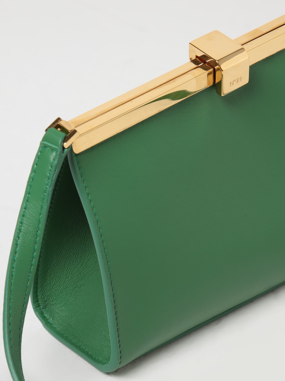 N° 21 CROSSBODY BAGS: N° 21 Jaenne leather bag, Green - Img 3