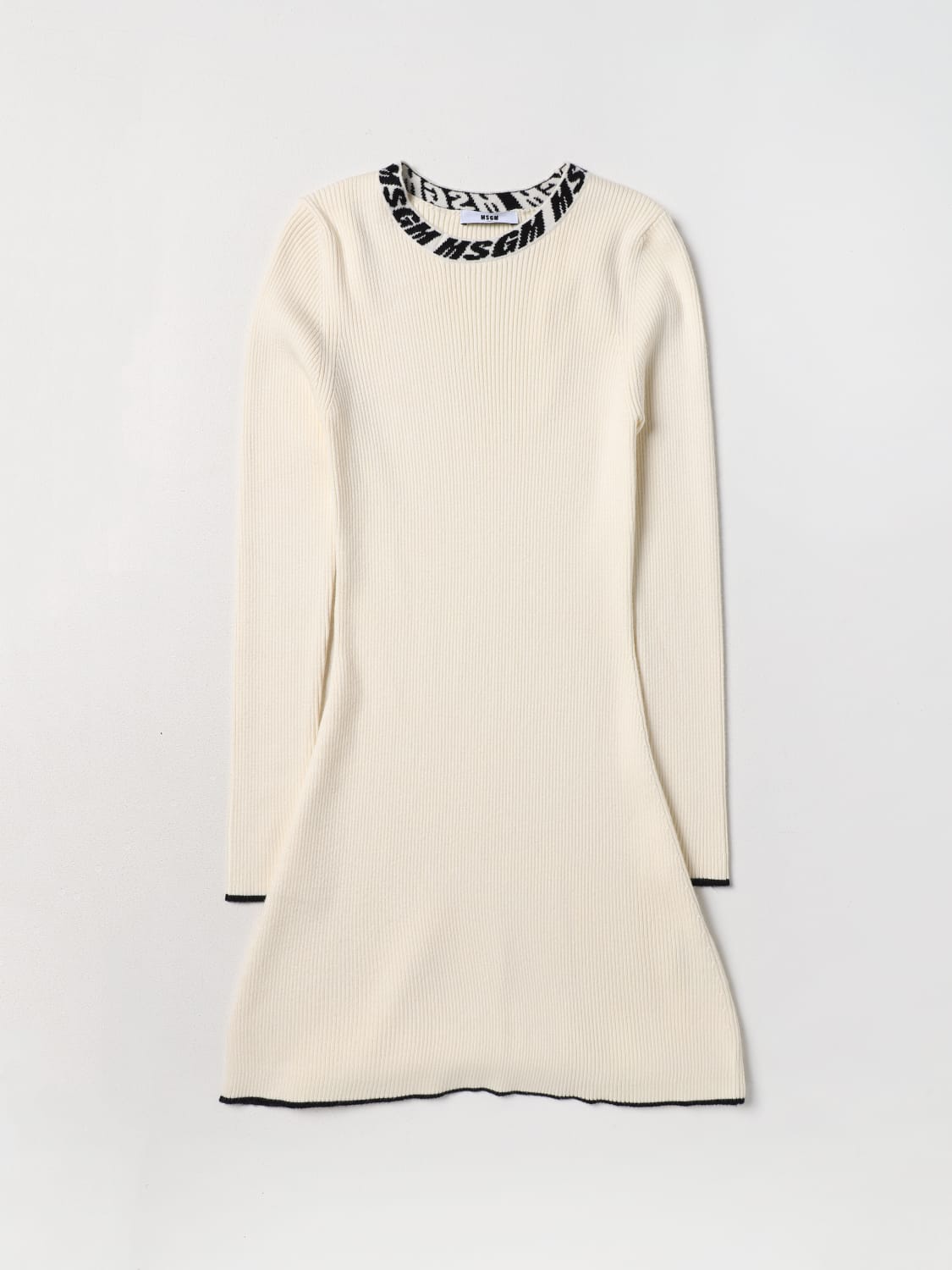 MSGM KIDS VESTIDO: Vestido niños MSGM Kids, Nata - Img 1