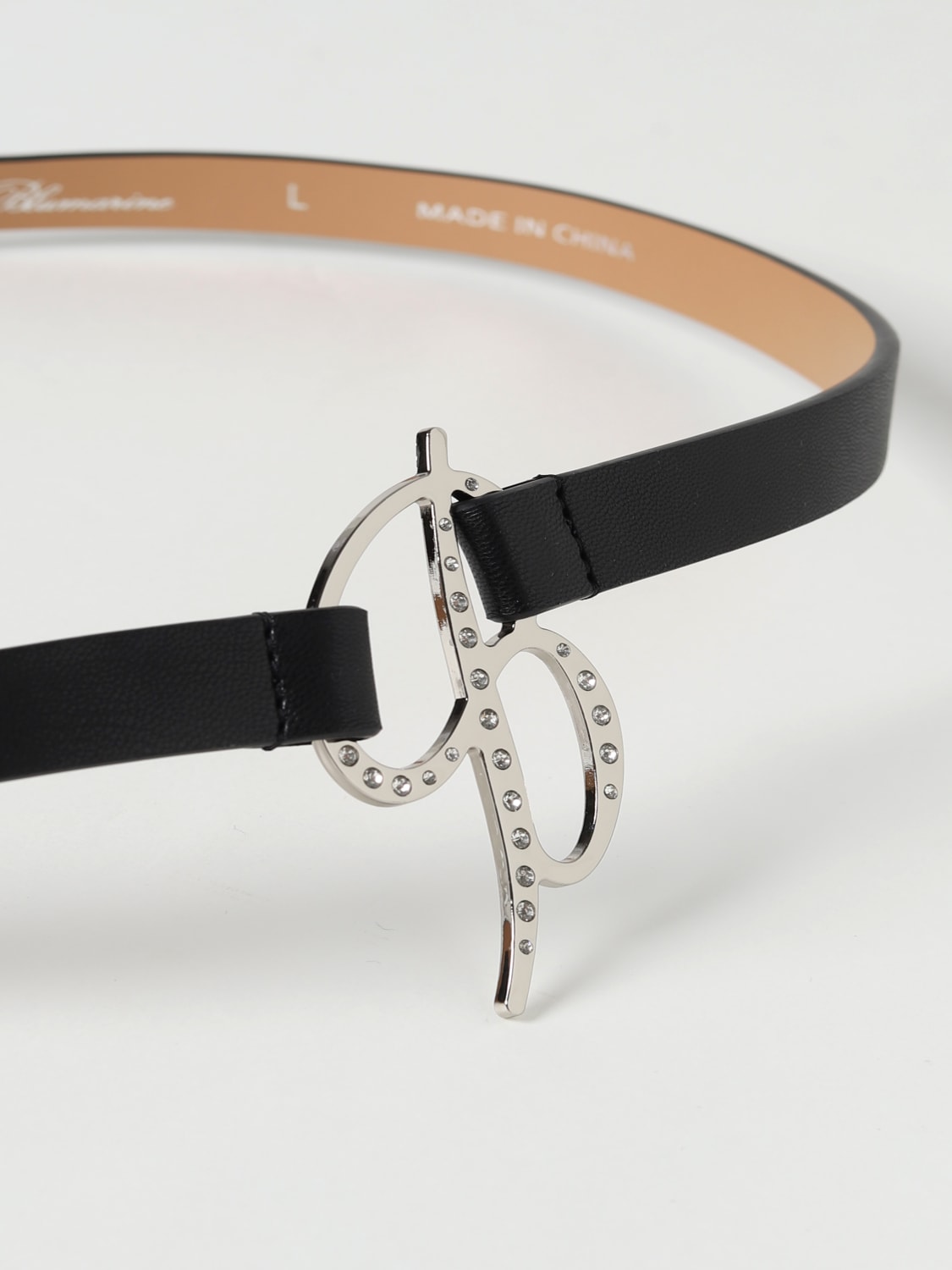 MISS BLUMARINE РЕМЕНЬ: Ремень Детское Miss Blumarine, Черный - Img 2