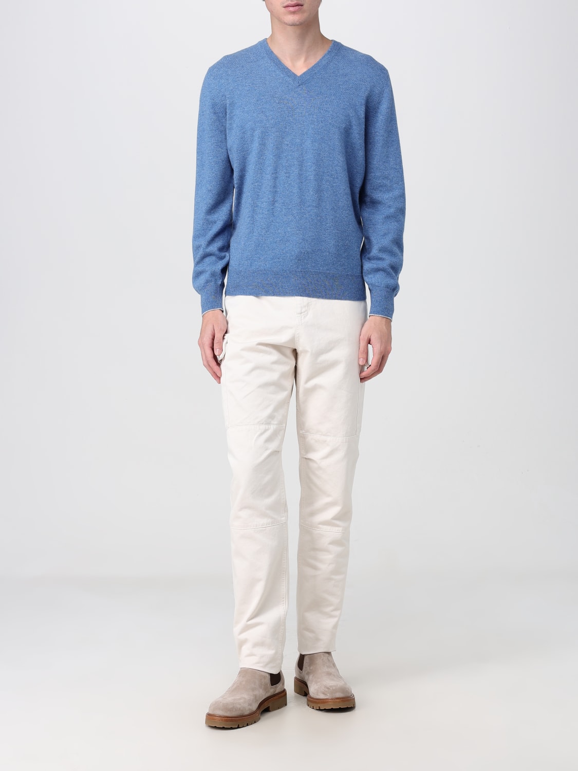 BRUNELLO CUCINELLI PANTS: Pants men Brunello Cucinelli, White - Img 2