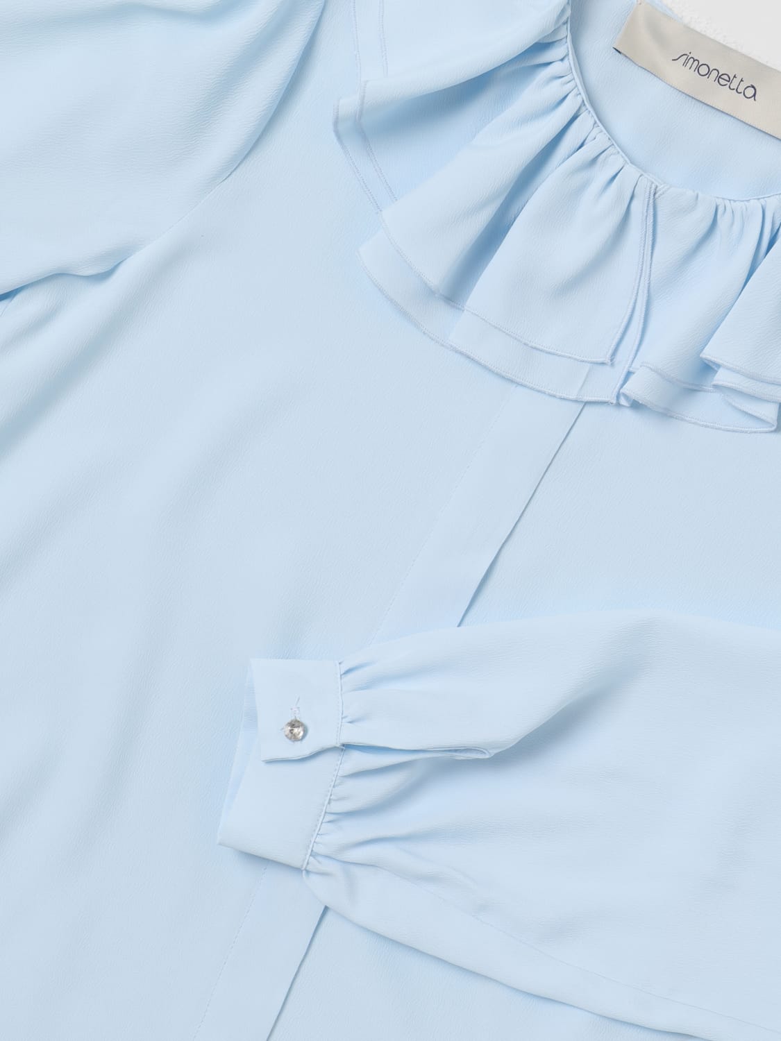 SIMONETTA BLUSE: Bluse kinder Simonetta, Hellblau - Img 3