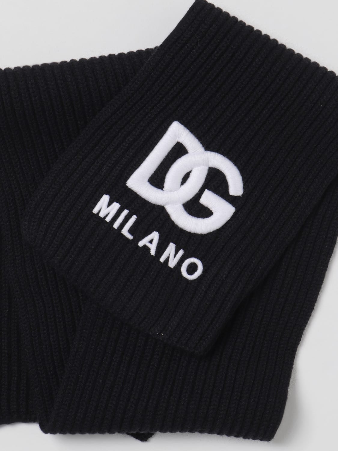 DOLCE & GABBANA SCARF: Boy's scarf kids Dolce & Gabbana, Black - Img 3