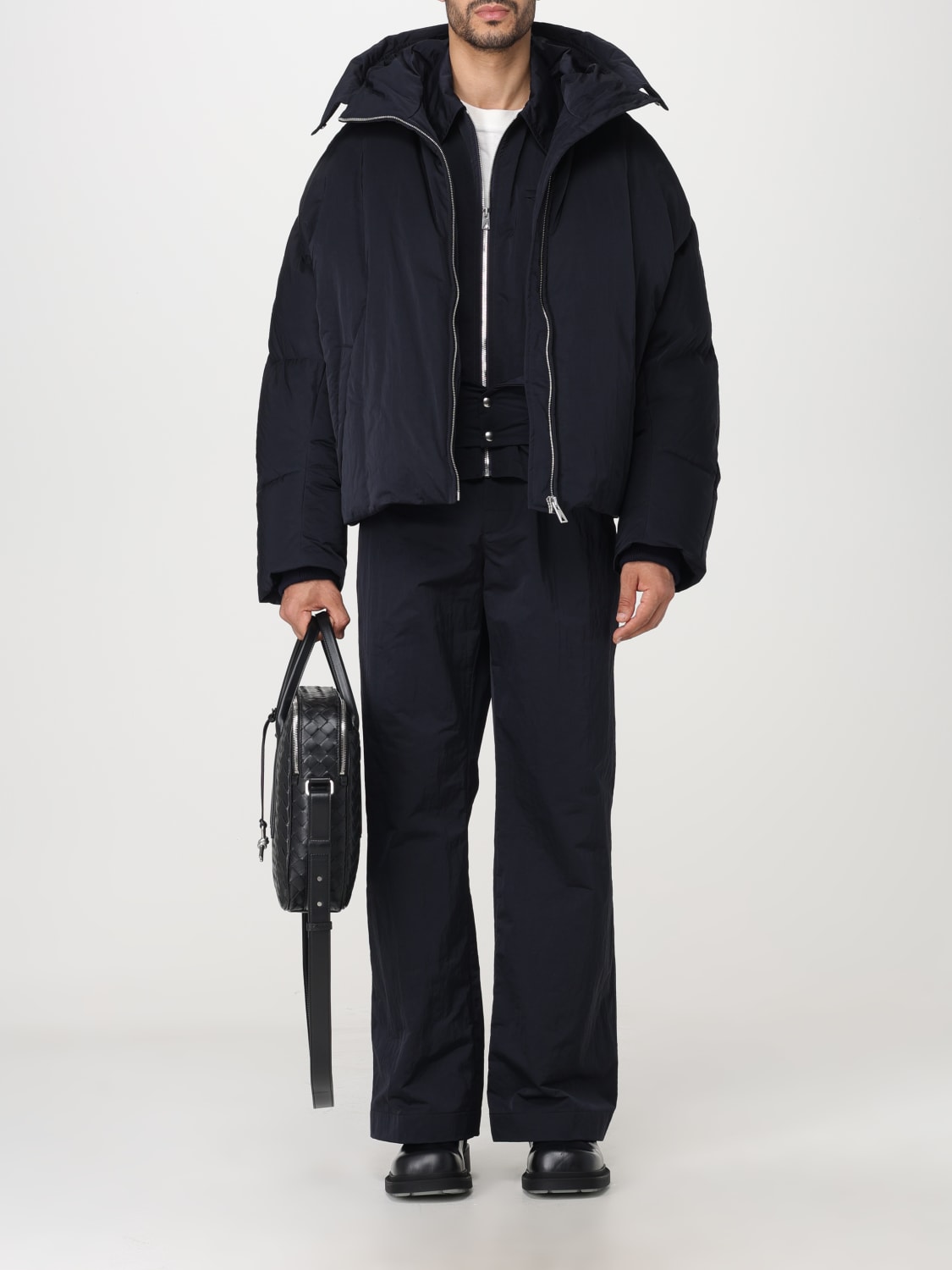 BOTTEGA VENETA BAG: Bottega Veneta Gateway bag in woven leather with charm, Black - Img 2