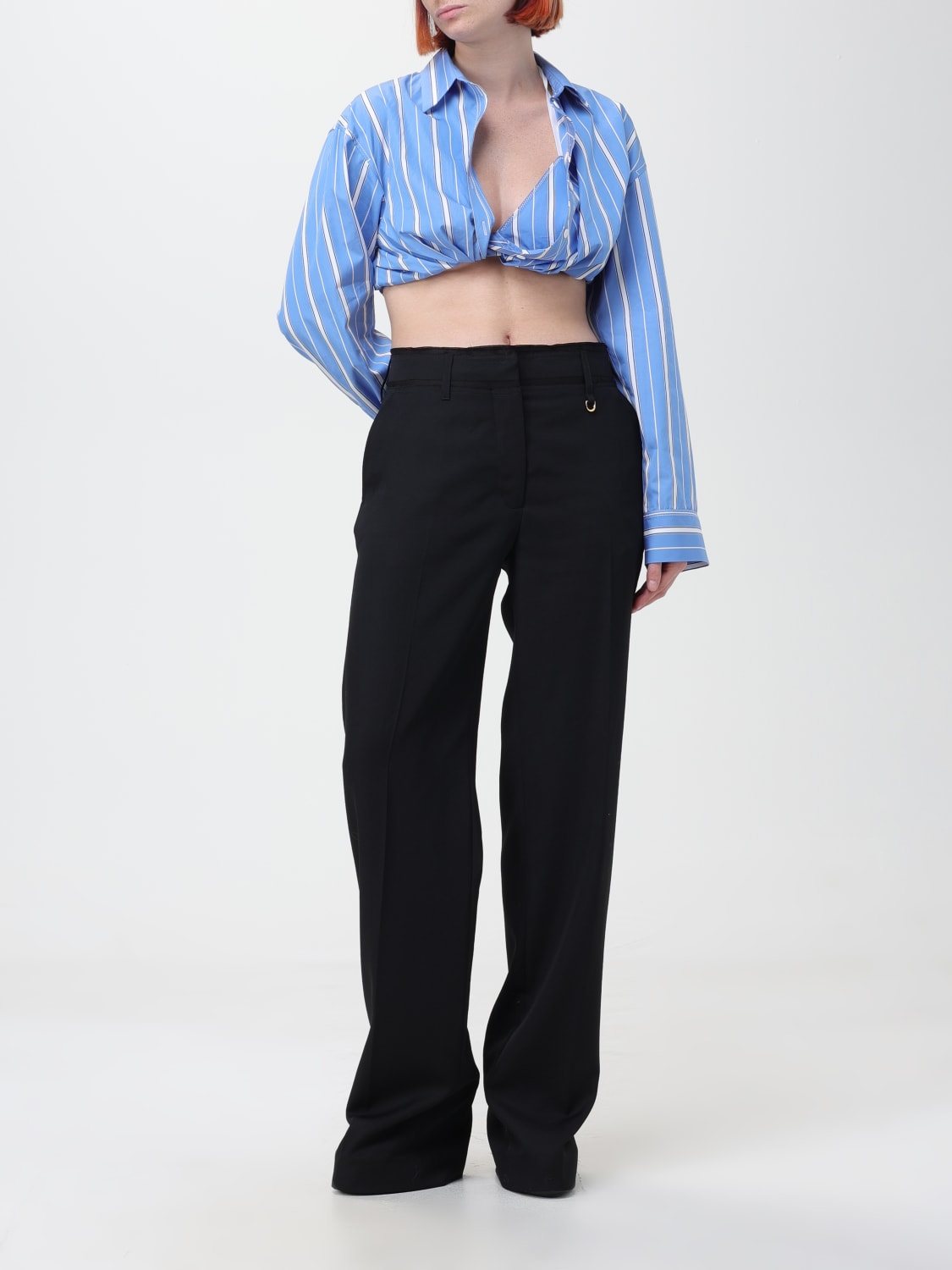 パンツ JACQUEMUS Woman Pants Black 241PA1081322 990 JACQUEMUS: Pants woman - Black | Jacquemus pants