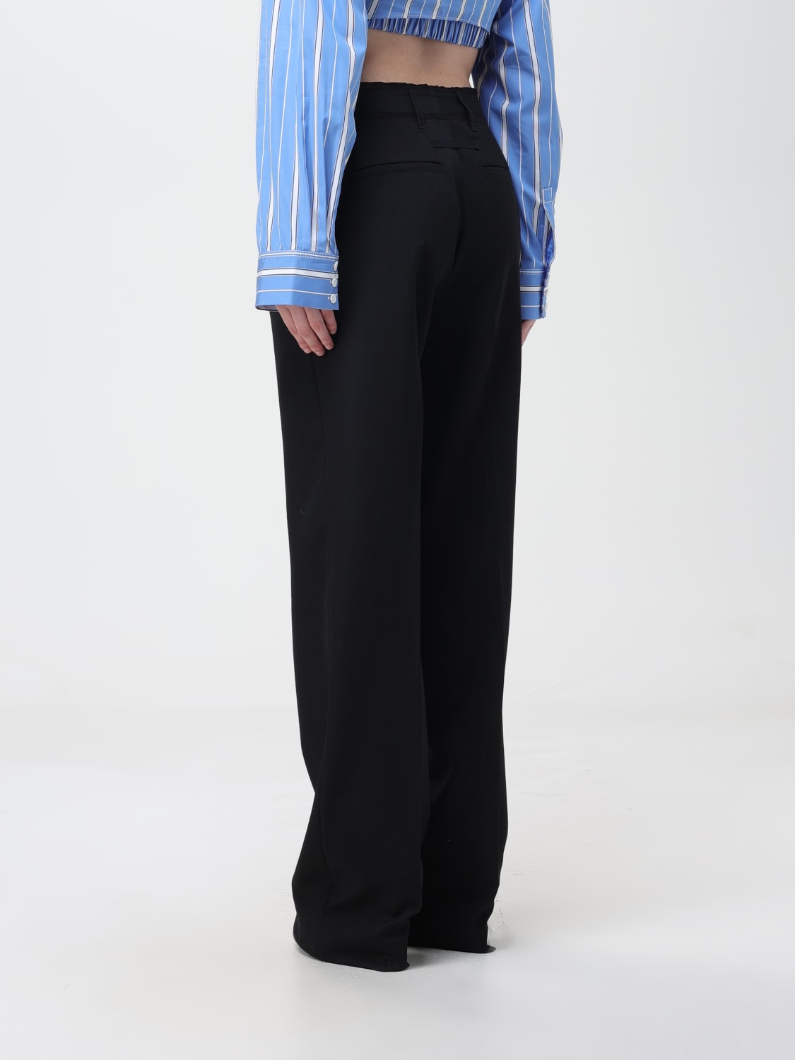 ボトムスその他 JACQUEMUS Women Pants 241PA1081322990 Black Jacquemus Le Pantalon Paseo Trousers | Black | FARFETCH