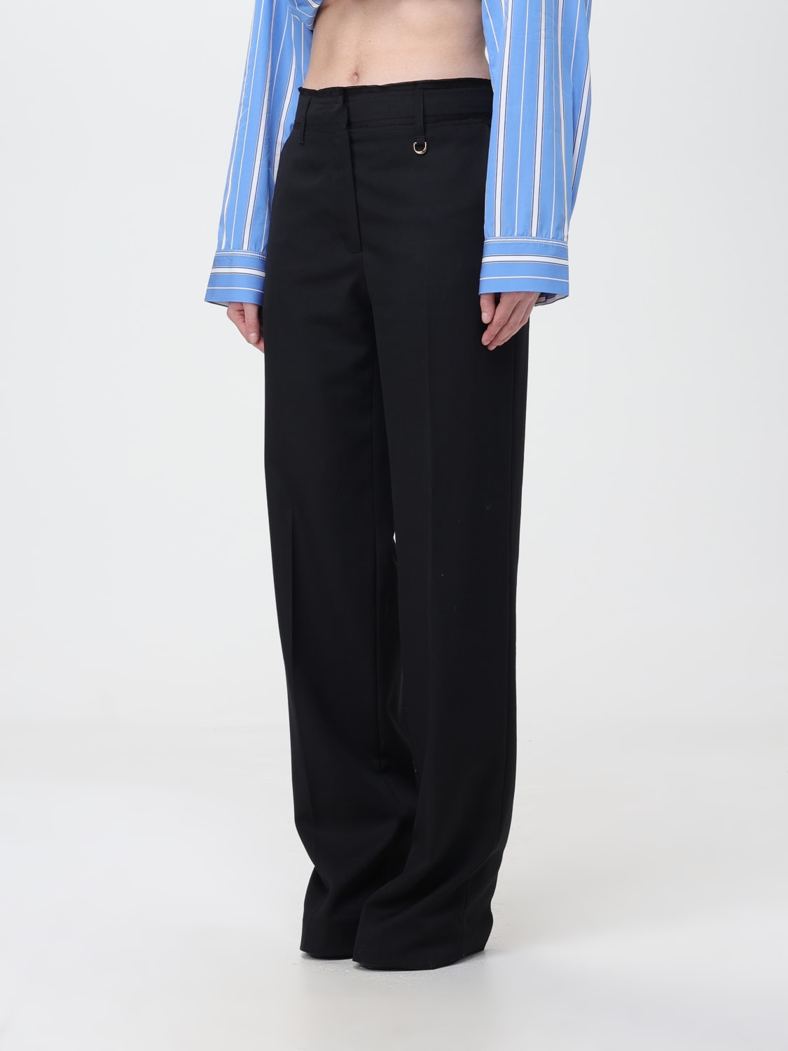 パンツ JACQUEMUS Woman Pants Black 241PA1081322 990 Jacquemus Outlet: Pants woman - Black | Jacquemus pants