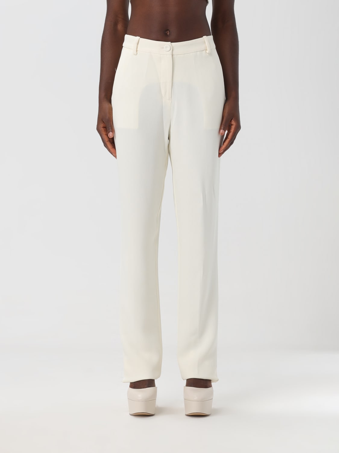 FEDERICA TOSI HOSE: Hose damen Federica Tosi, Weiß - Img 1