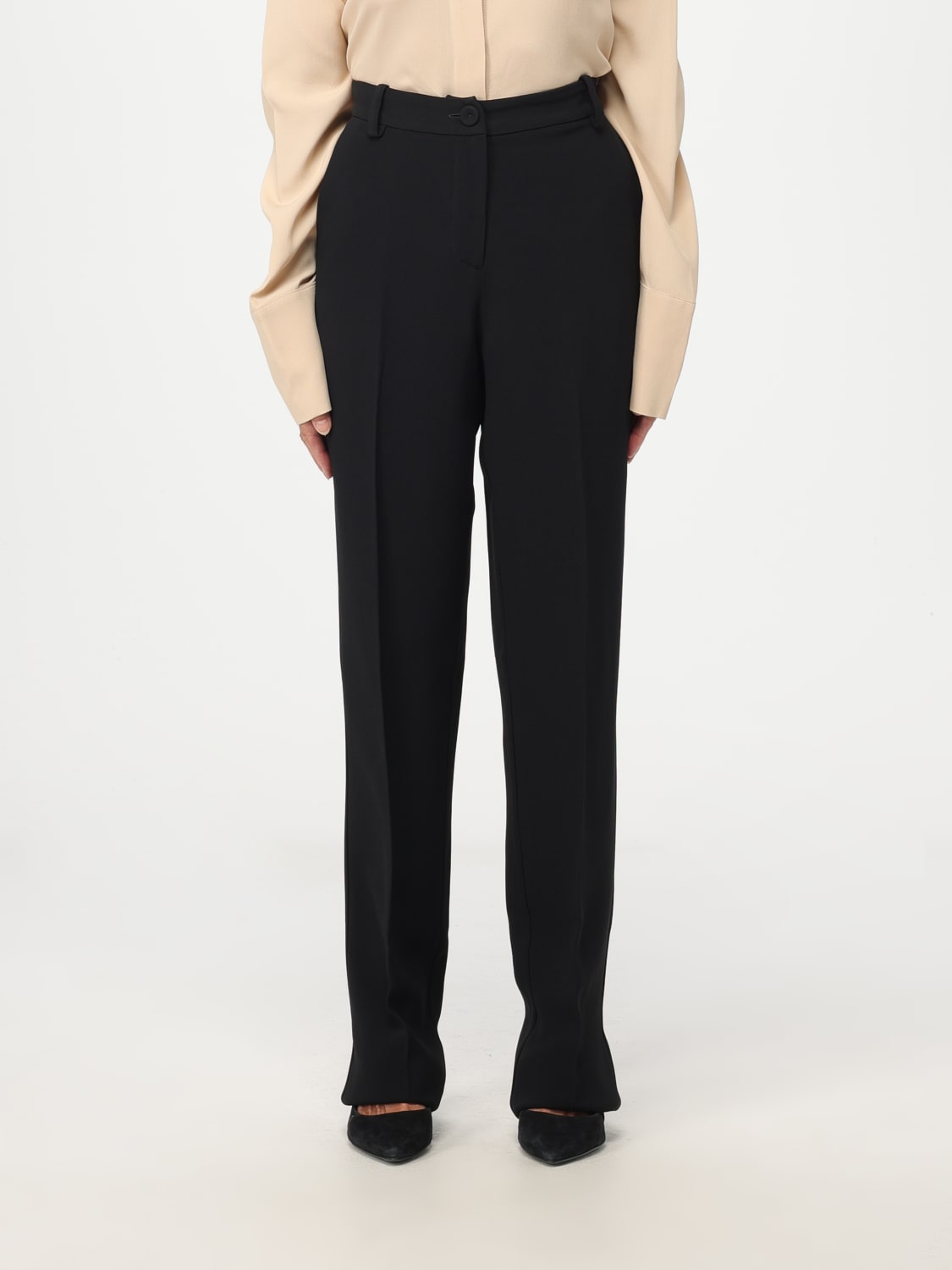 FEDERICA TOSI PANTS: Pants woman Federica Tosi, Black - Img 1