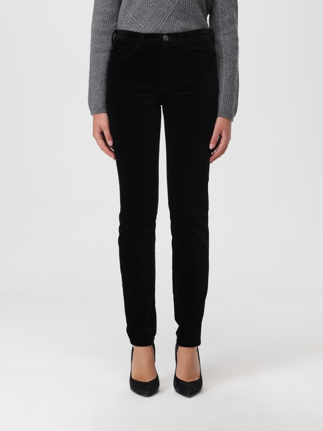 Emporio Armani Outlet Jeans woman Black Emporio Armani jeans 6R2J202N78Z online at GIGLIO.COM