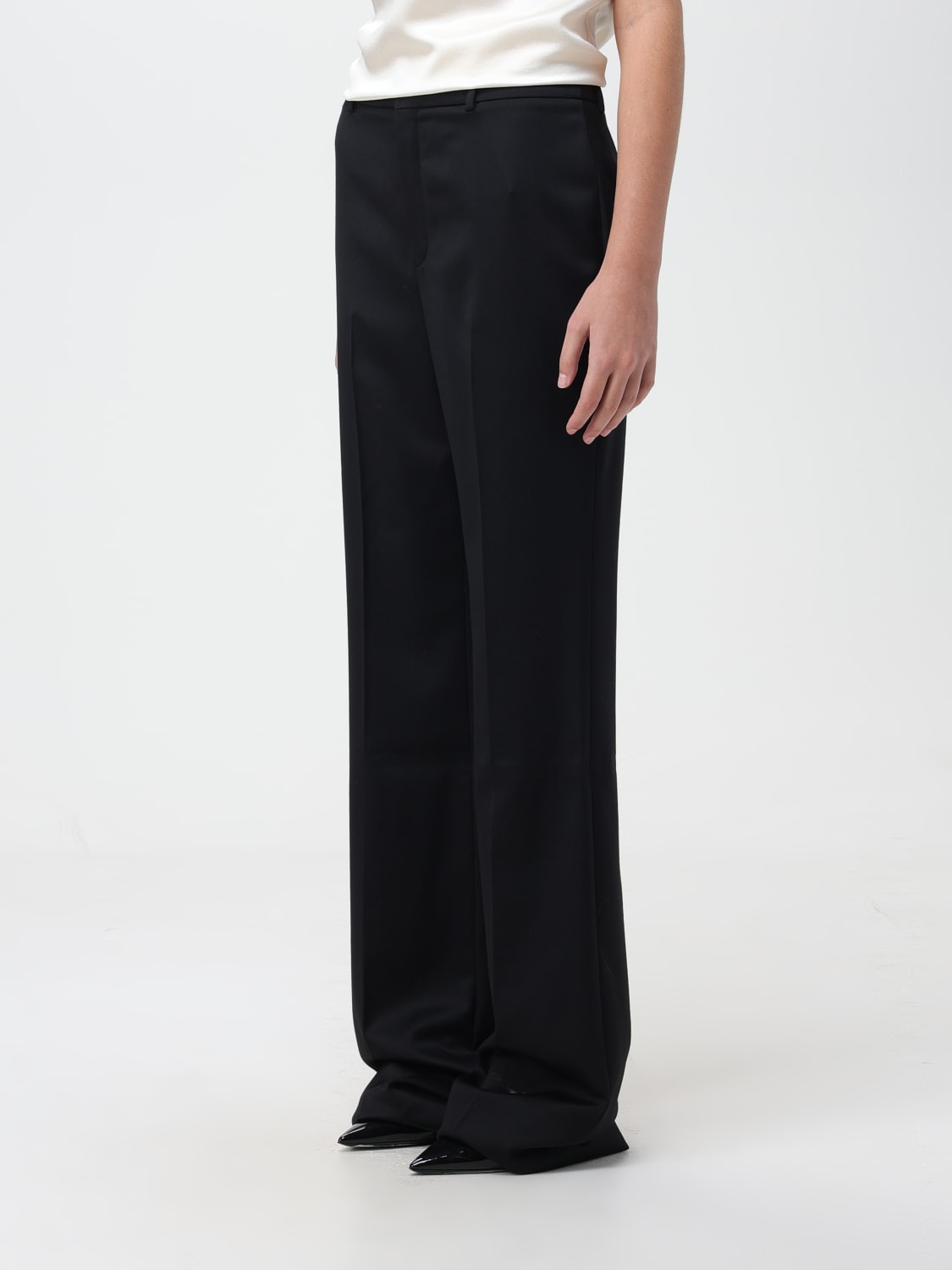 SAINT LAURENT PANTS: Saint Laurent wool pants, Black - Img 4