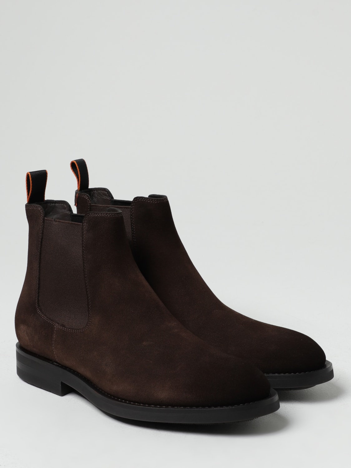 SANTONI BOTAS: Zapatos hombre Santoni, Marrón - Img 2