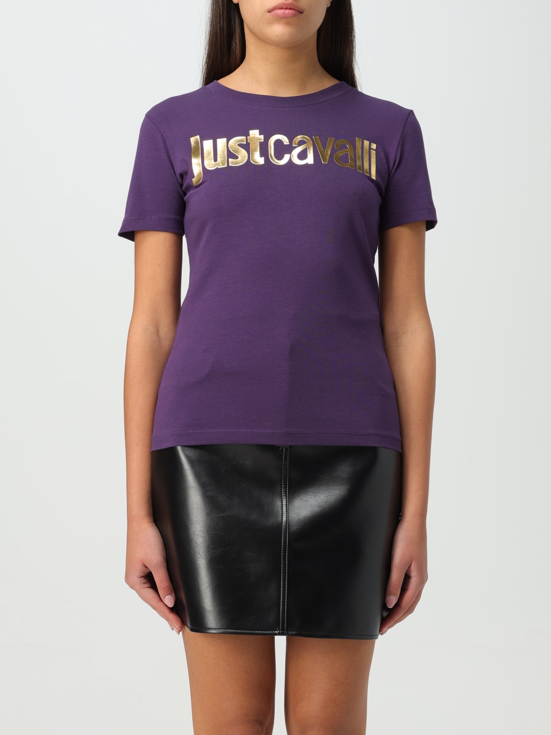 JUST CAVALLI ФУТБОЛКА: Футболка Женское Just Cavalli, Черный 1 - Img 1